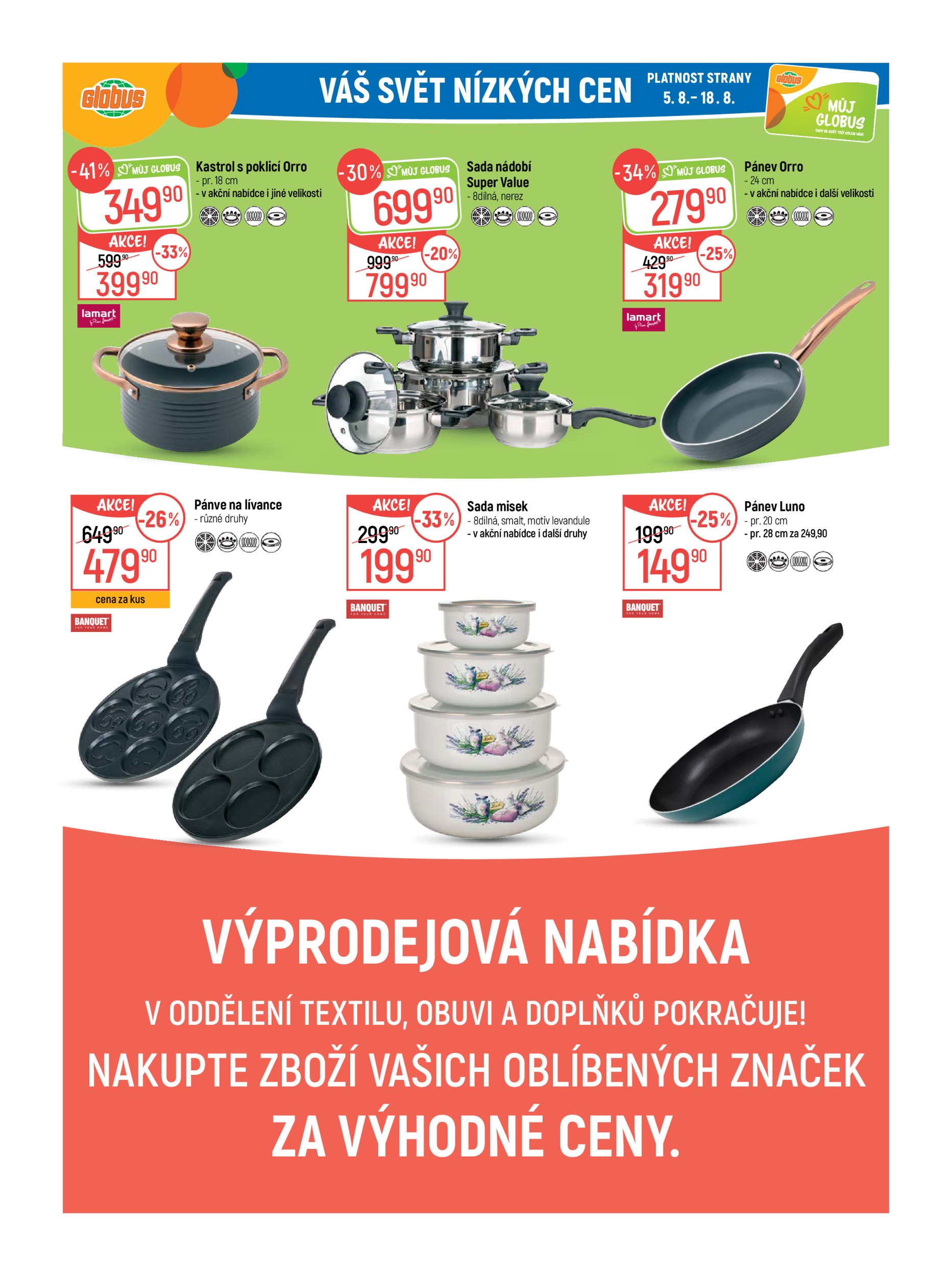 globus - Globus - Praha–Štěrboholy leták na příští týden od středy 05.08.2026 do úterý 11.08.2026 - page: 32