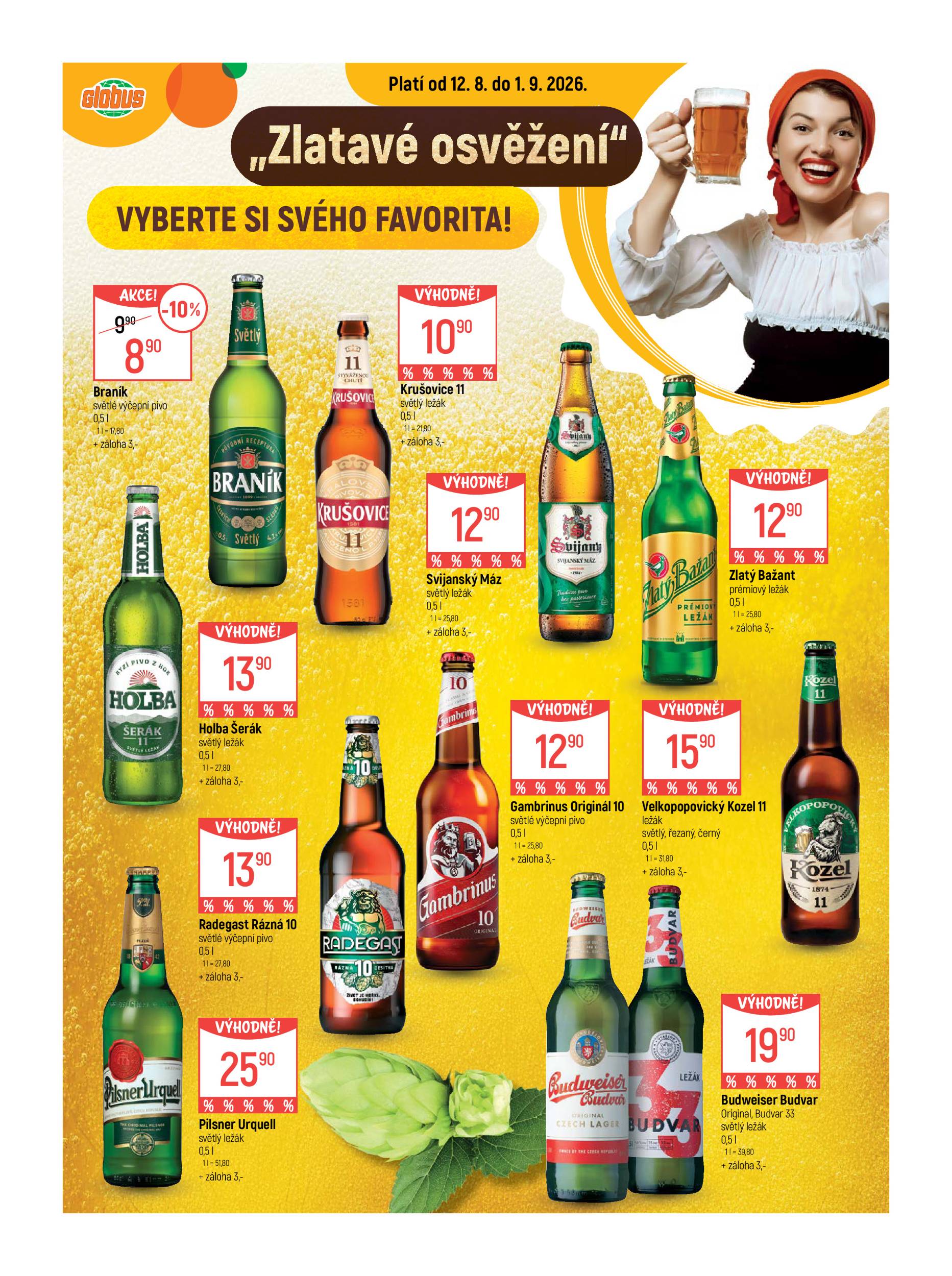 globus - Globus - Plzeň–Chotíkov leták na příští týden od středy 12.08.2026 do úterý 18.08.2026 - page: 17