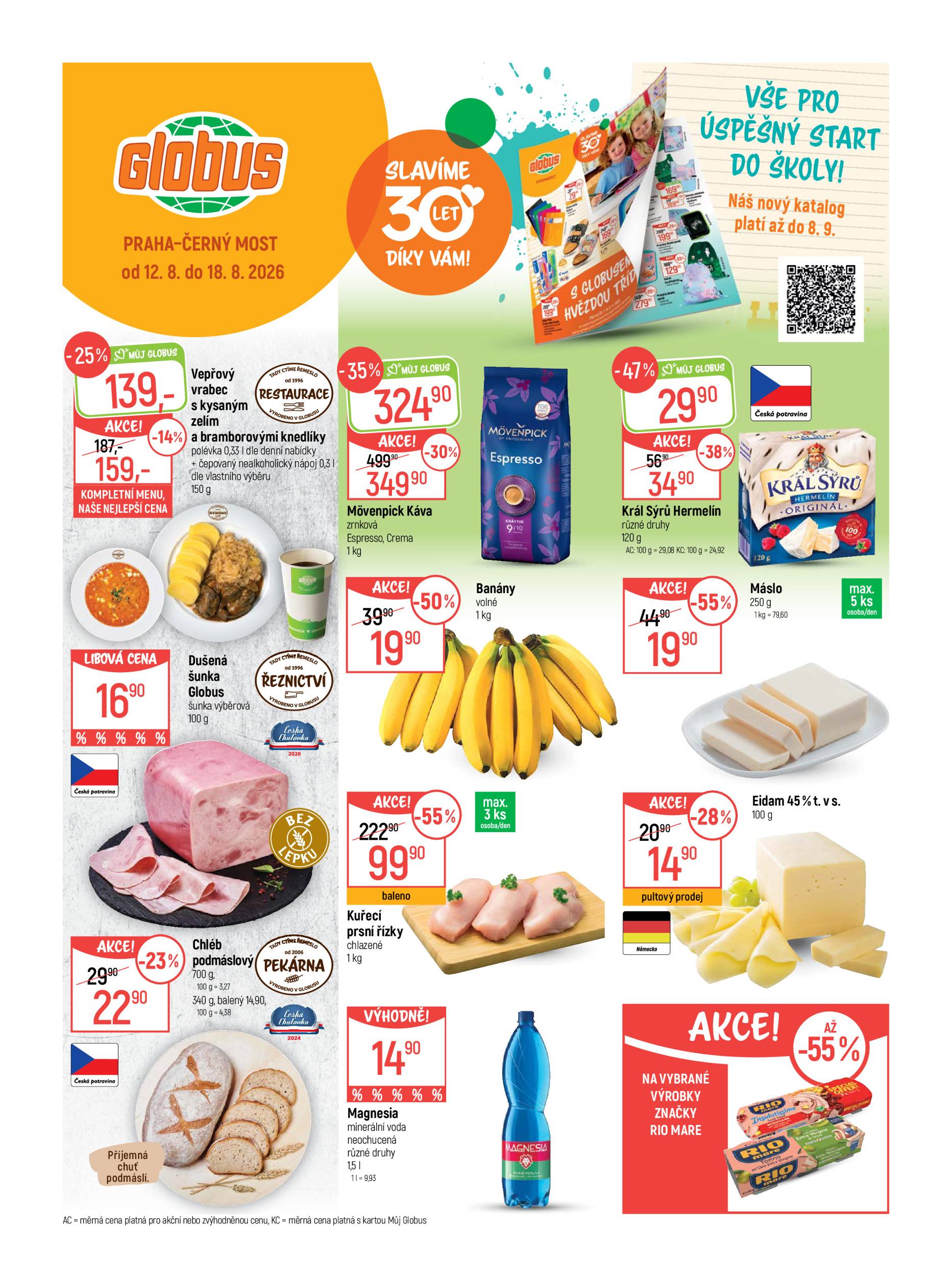 globus - Globus - Praha-Černý Most leták na příští týden od středy 12.08.2026 do úterý 18.08.2026