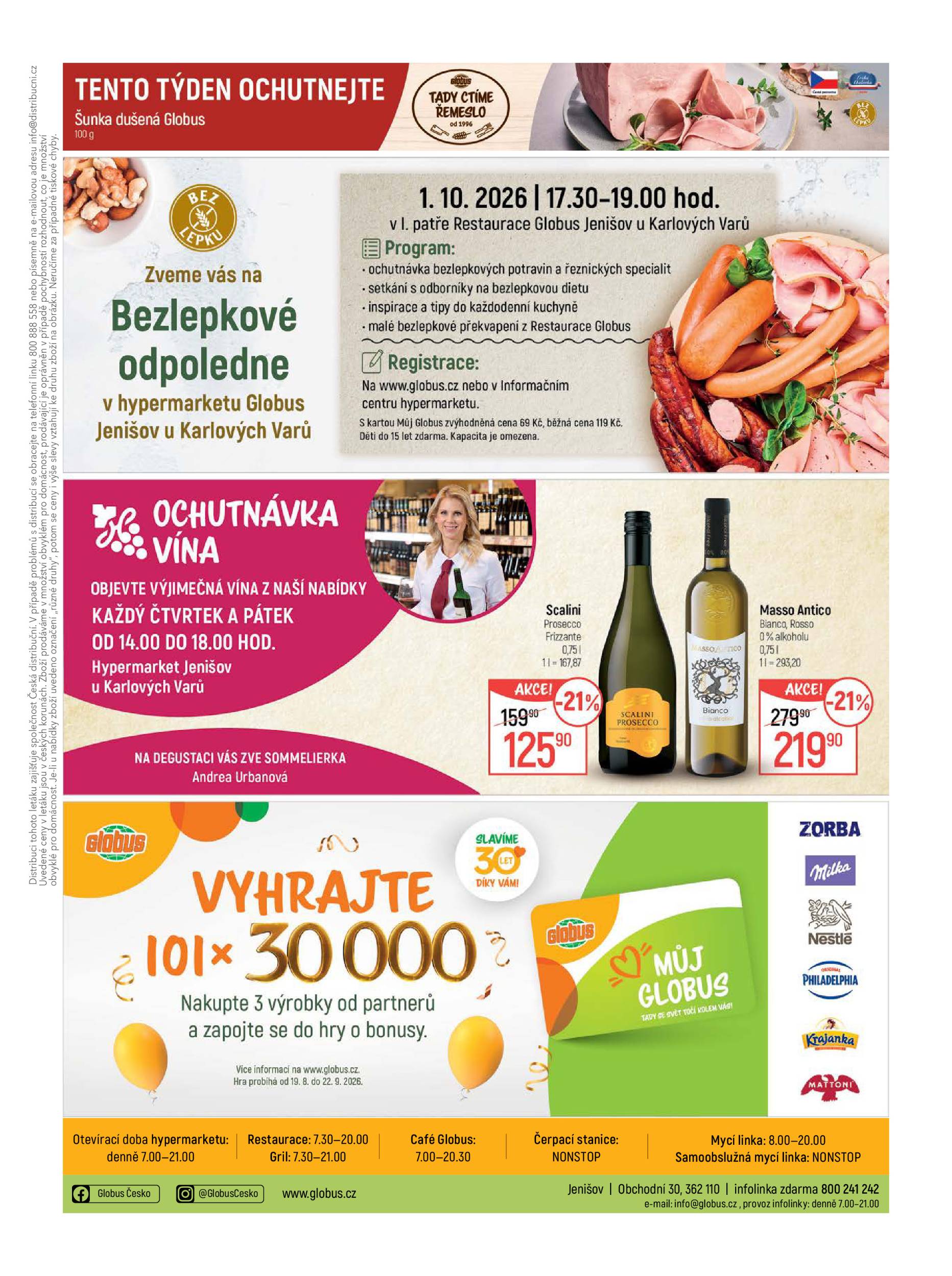 globus - Globus - Karlovy Vary–Jenišov leták na příští týden od středy 26.08.2026 do úterý 01.09.2026 - page: 43