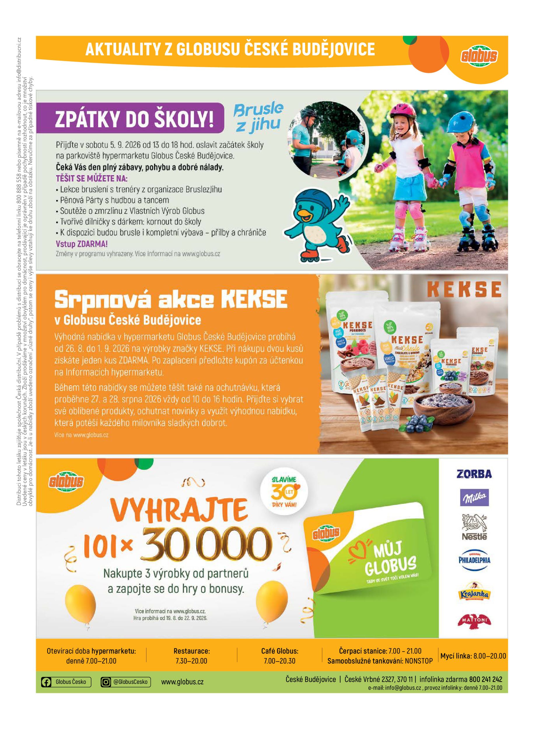 globus - Globus - České Budějovice leták na příští týden od středy 26.08.2026 do úterý 01.09.2026 - page: 43