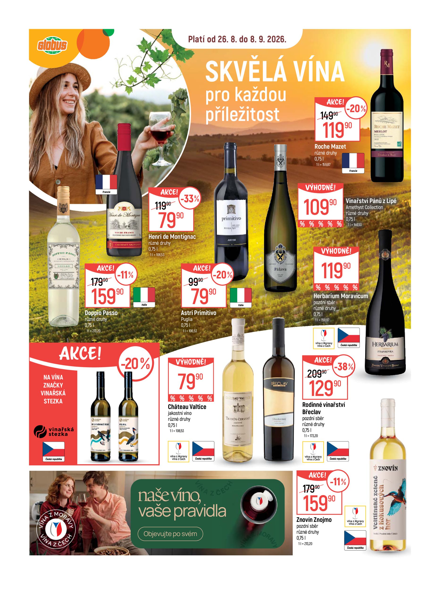 globus - Globus - České Budějovice leták na příští týden od středy 26.08.2026 do úterý 01.09.2026 - page: 19