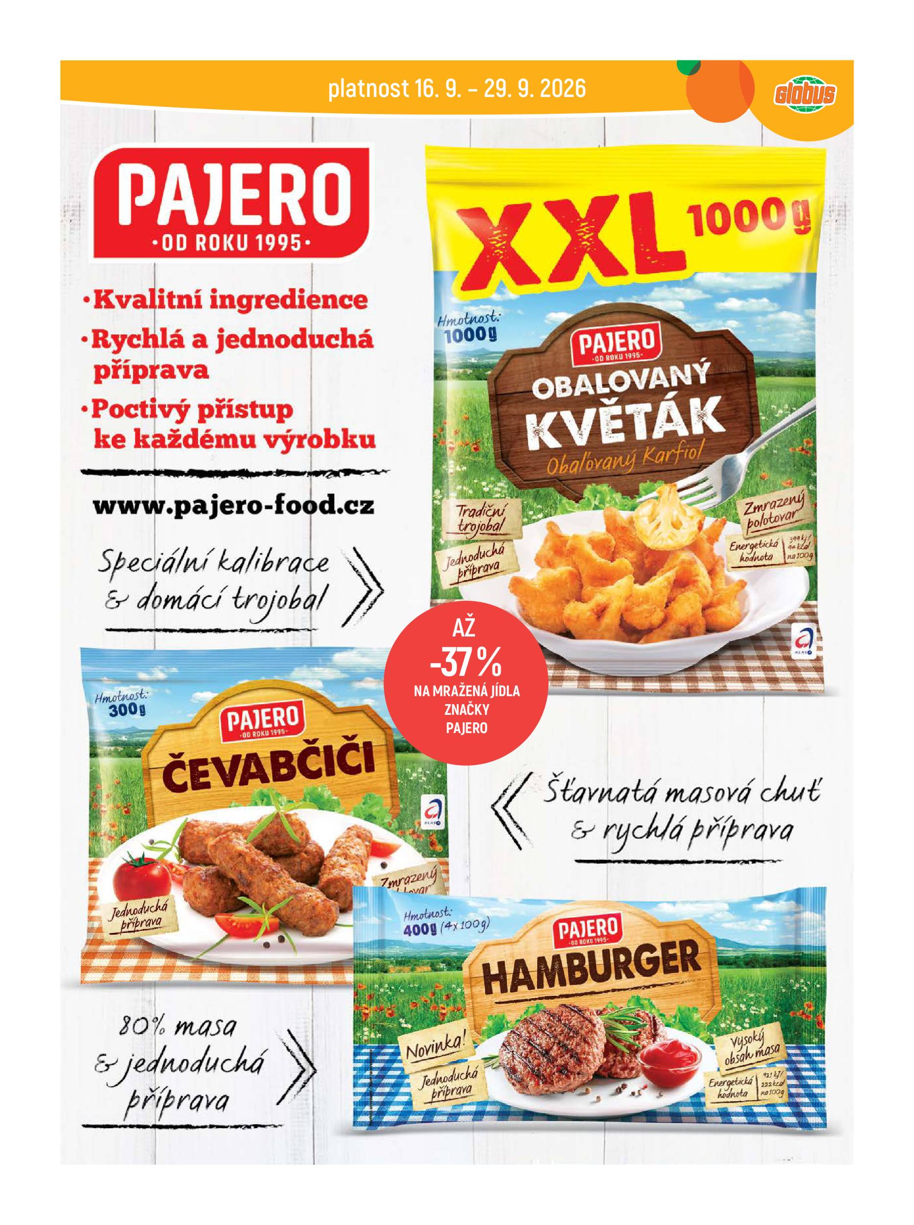 globus - Globus Trmice leták na příští týden od středy 16.09.2026 do úterý 22.09.2026 - page: 19