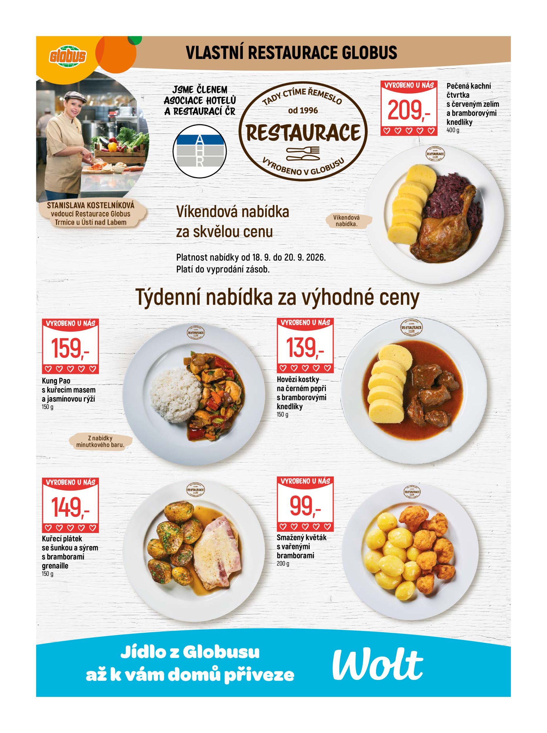 globus - Globus Trmice leták na příští týden od středy 16.09.2026 do úterý 22.09.2026 - page: 12
