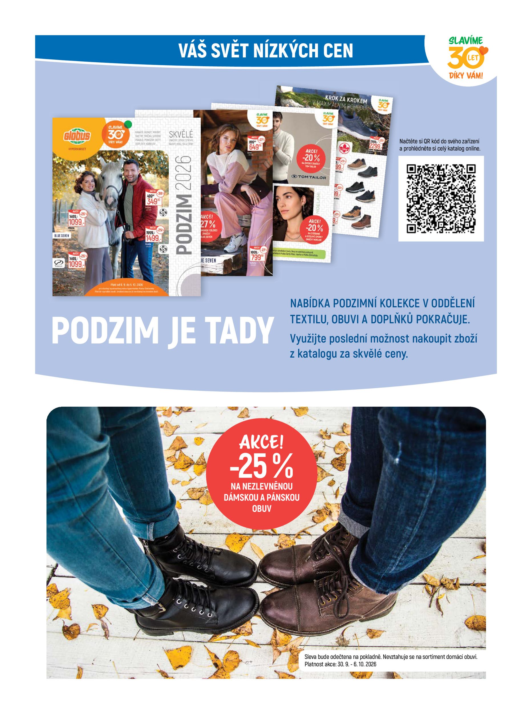 globus - Globus Plzeň–Chotíkov leták na příští týden od středy 30.09.2026 do úterý 06.10.2026 - page: 41