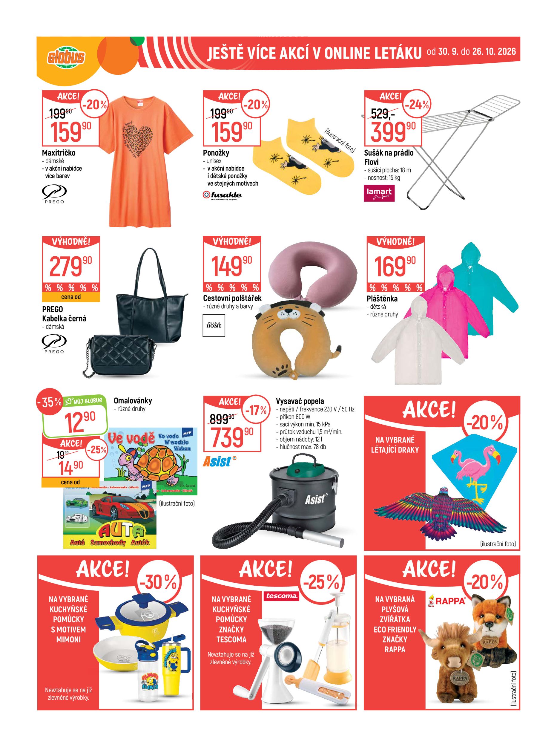 globus - Globus Plzeň–Chotíkov leták na příští týden od středy 30.09.2026 do úterý 06.10.2026 - page: 50