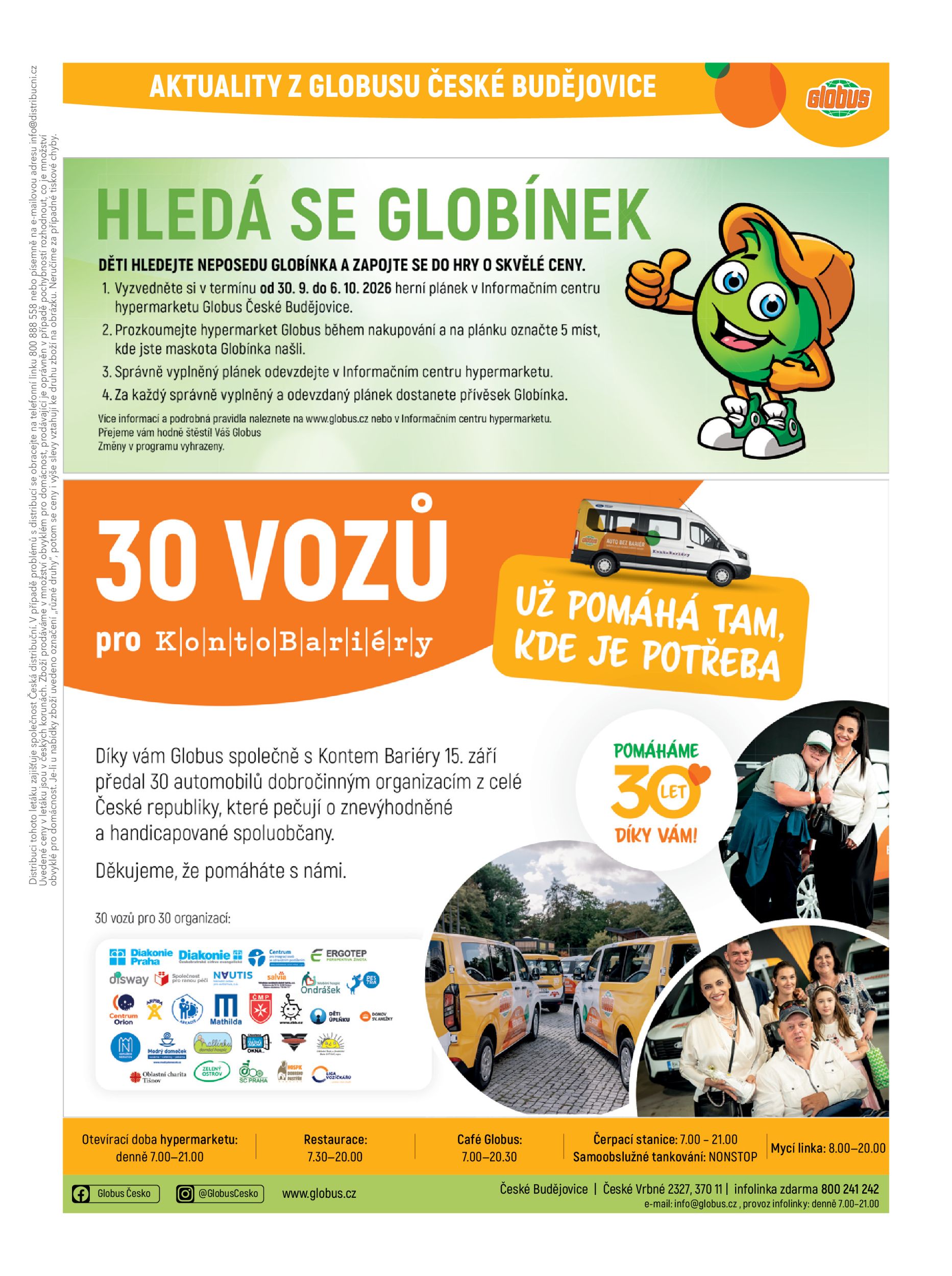 globus - Globus České Budějovice leták na příští týden od středy 30.09.2026 do úterý 06.10.2026 - page: 44