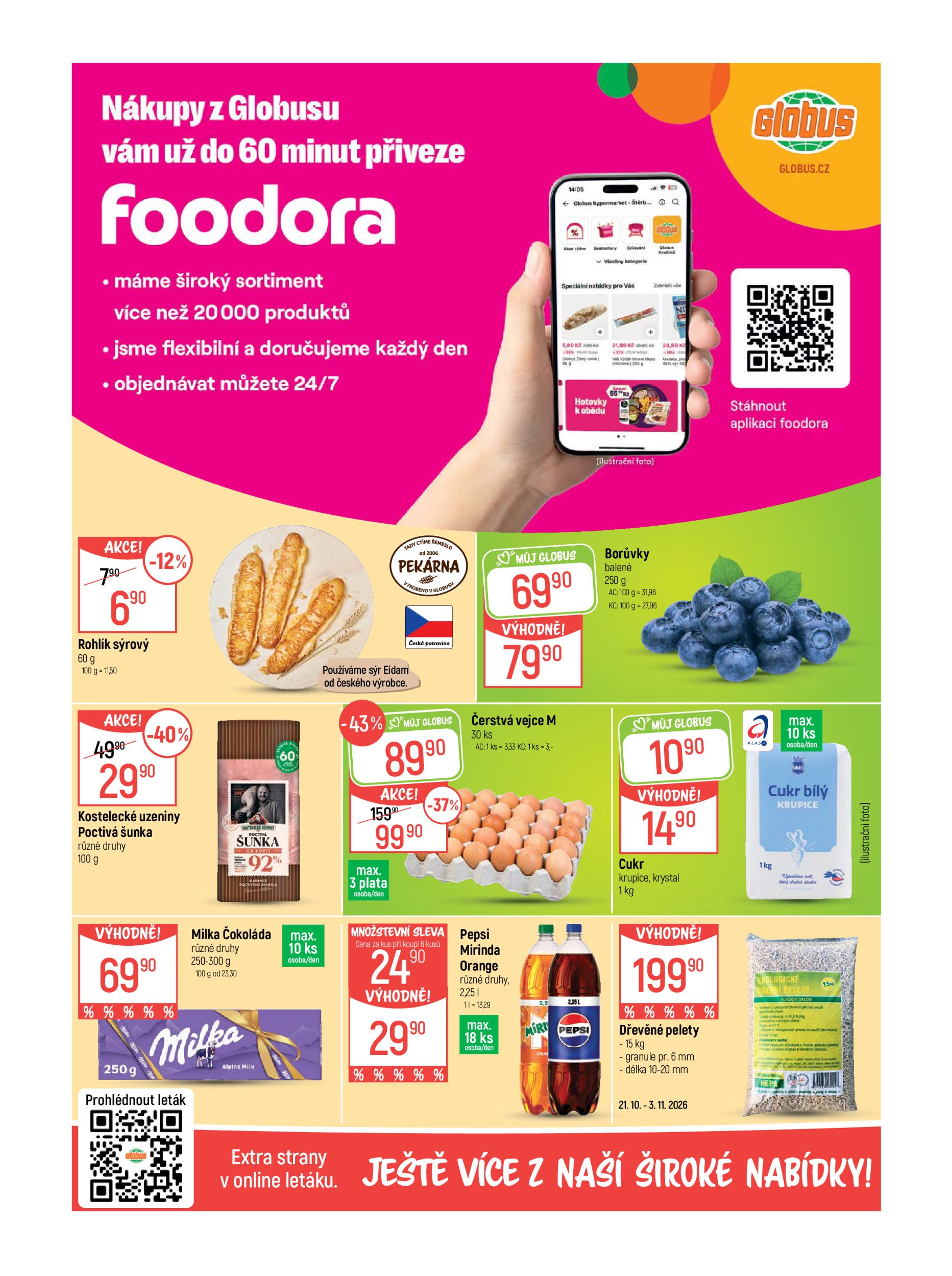globus - Globus Chomutov leták na příští týden od středy 21.10.2026 do úterý 27.10.2026 - page: 2