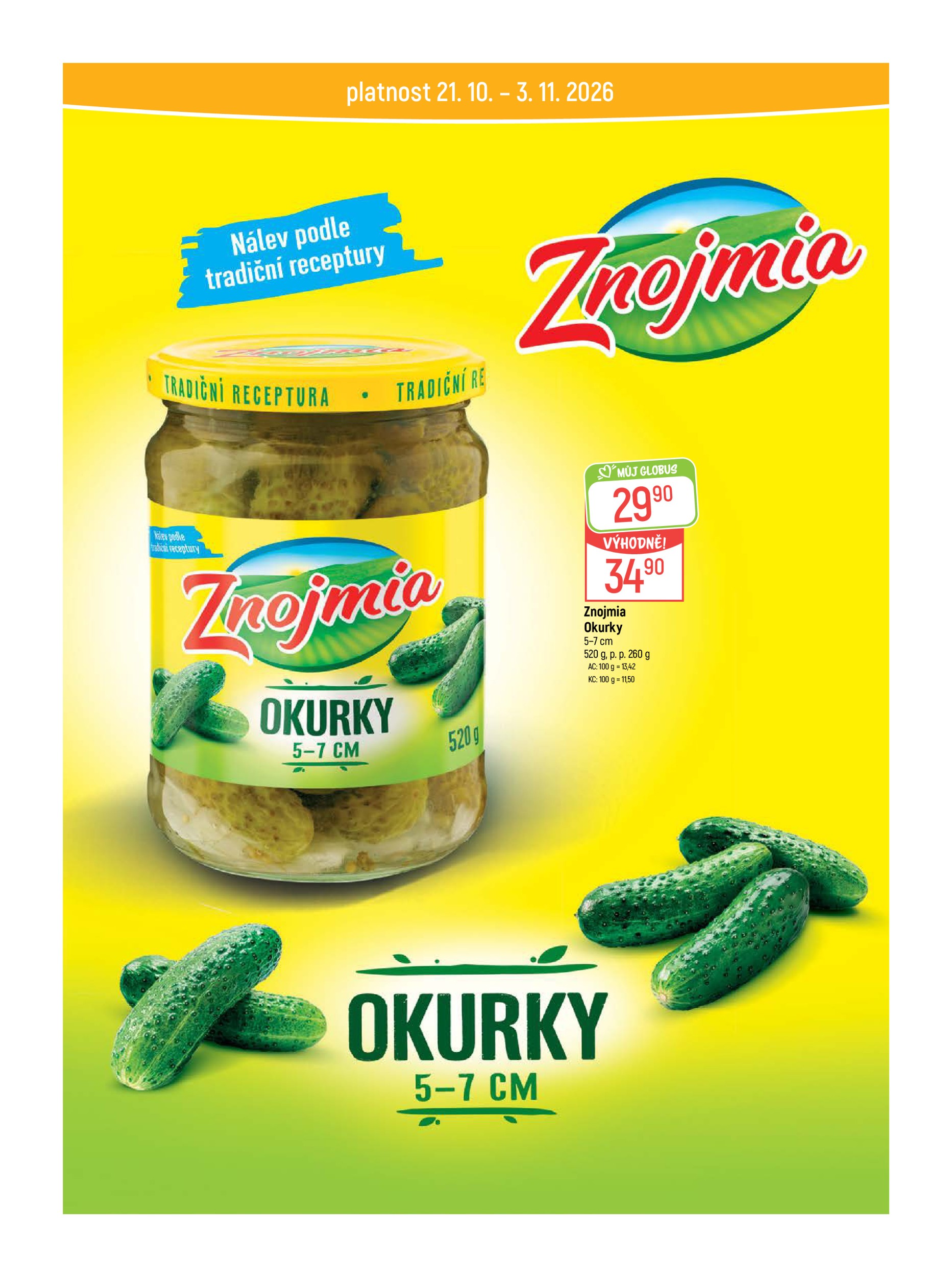 globus - Globus Chomutov leták na příští týden od středy 21.10.2026 do úterý 27.10.2026 - page: 24