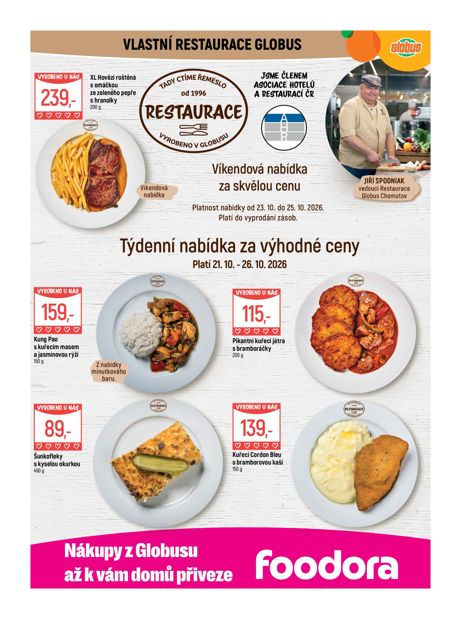 globus - Globus Chomutov leták na příští týden od středy 21.10.2026 do úterý 27.10.2026 - page: 8