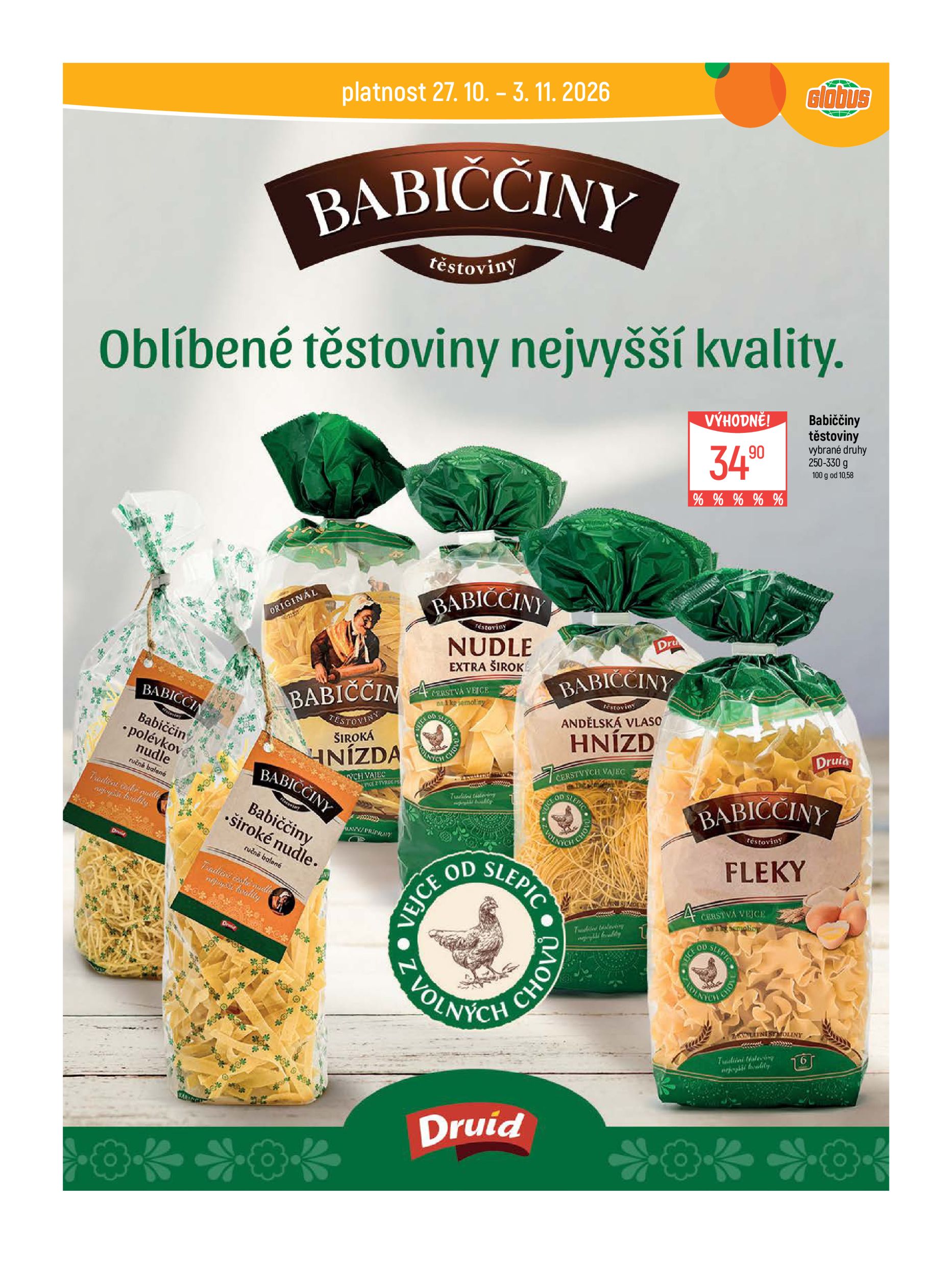 globus - Globus Ostrava leták na příští týden od úterý 27.10.2026 do úterý 03.11.2026 - page: 31