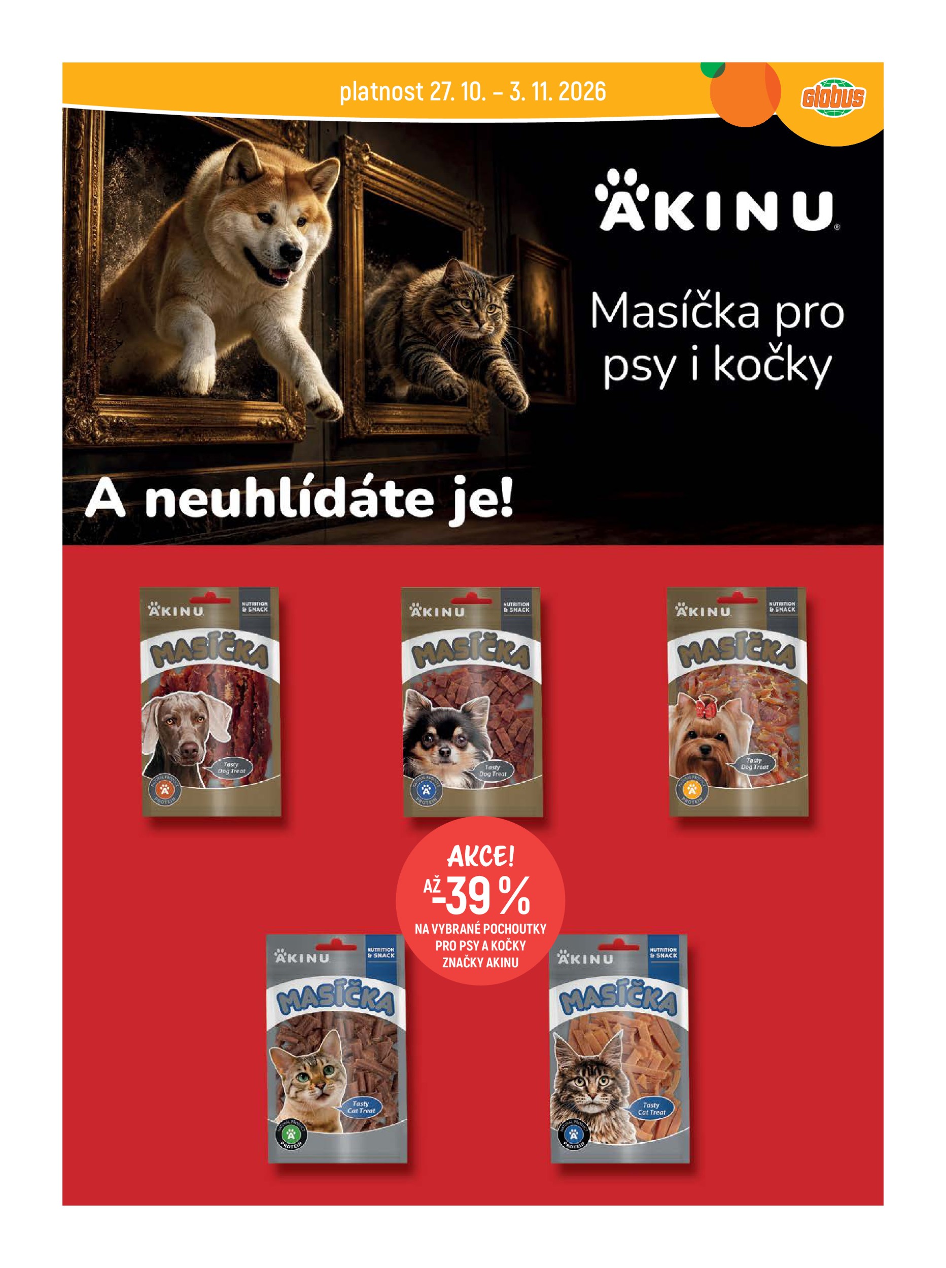 globus - Globus Plzeň–Chotíkov leták na příští týden od úterý 27.10.2026 do úterý 03.11.2026 - page: 41