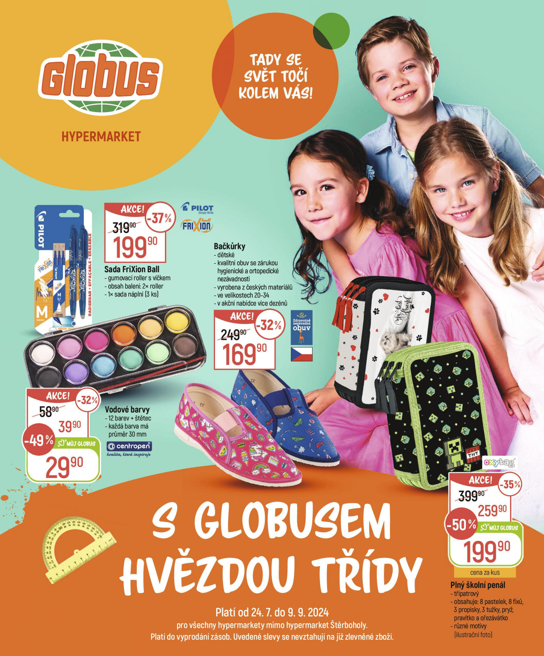 globus - Leták Globus - Škola od 24.07. do 09.09.