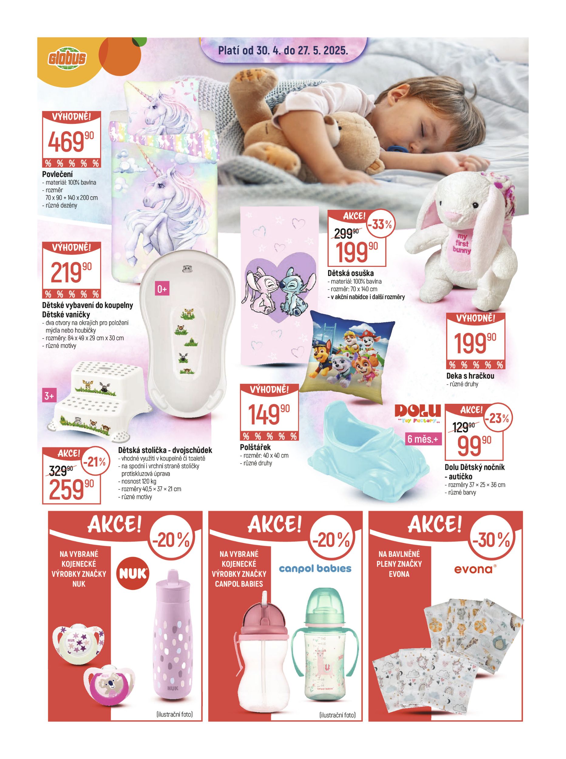 globus - Leták Globus - Pro naše nejmenší jen to nejlepší od 30.04. do 27.05. - page: 7