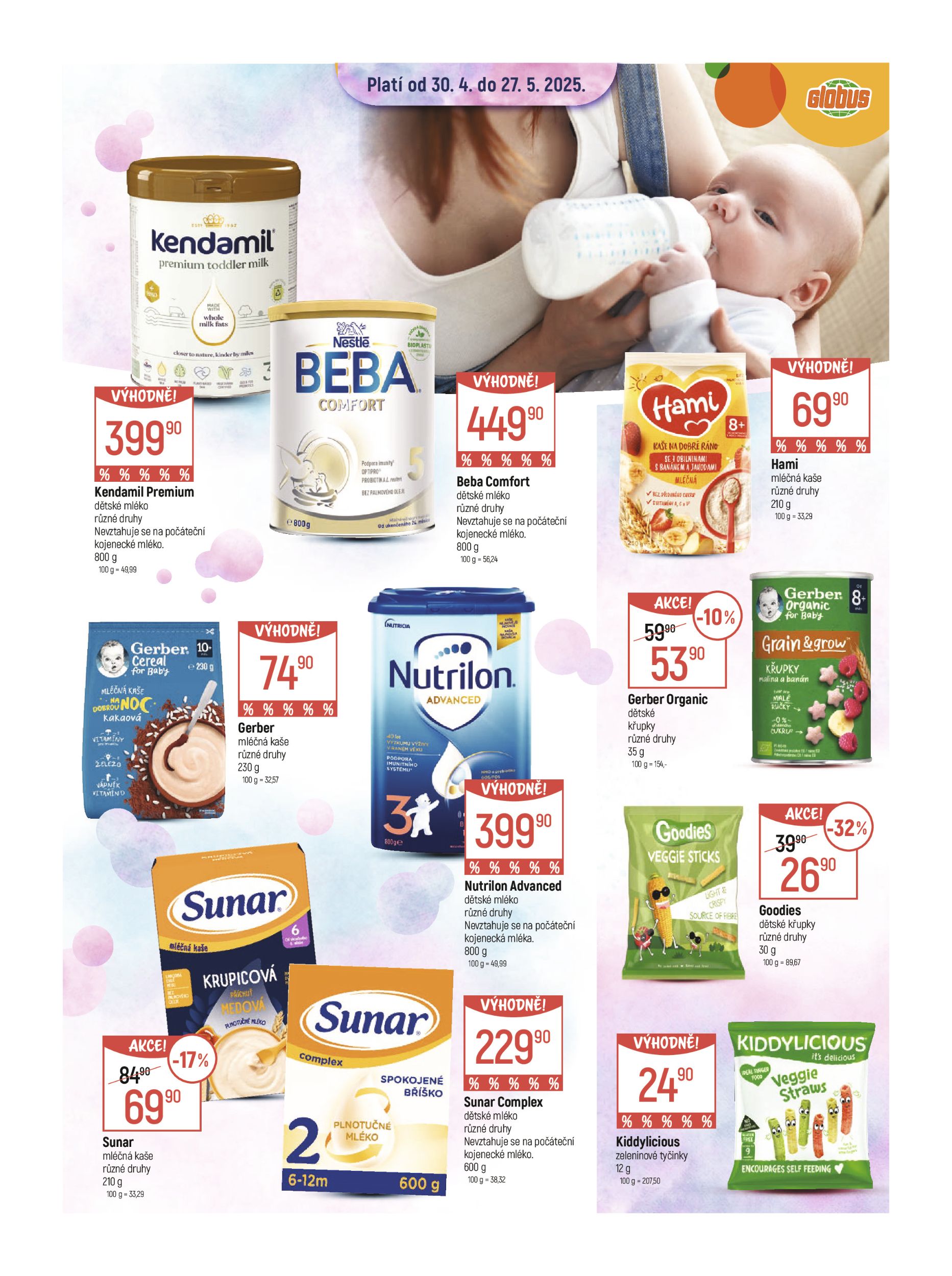 globus - Leták Globus - Pro naše nejmenší jen to nejlepší od 30.04. do 27.05. - page: 2
