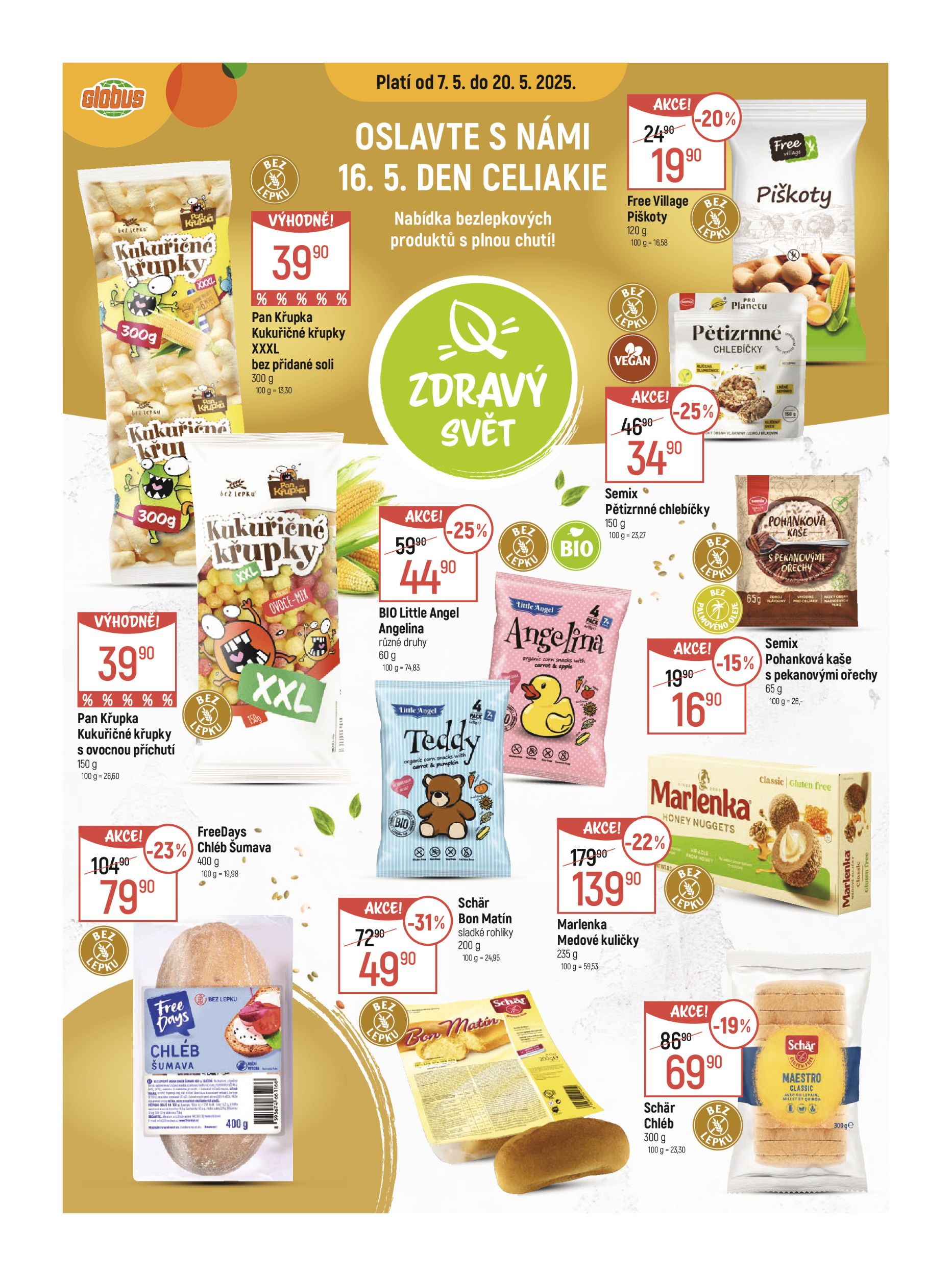 globus - Leták Globus - Zdravý svět od 07.05. do 20.05.