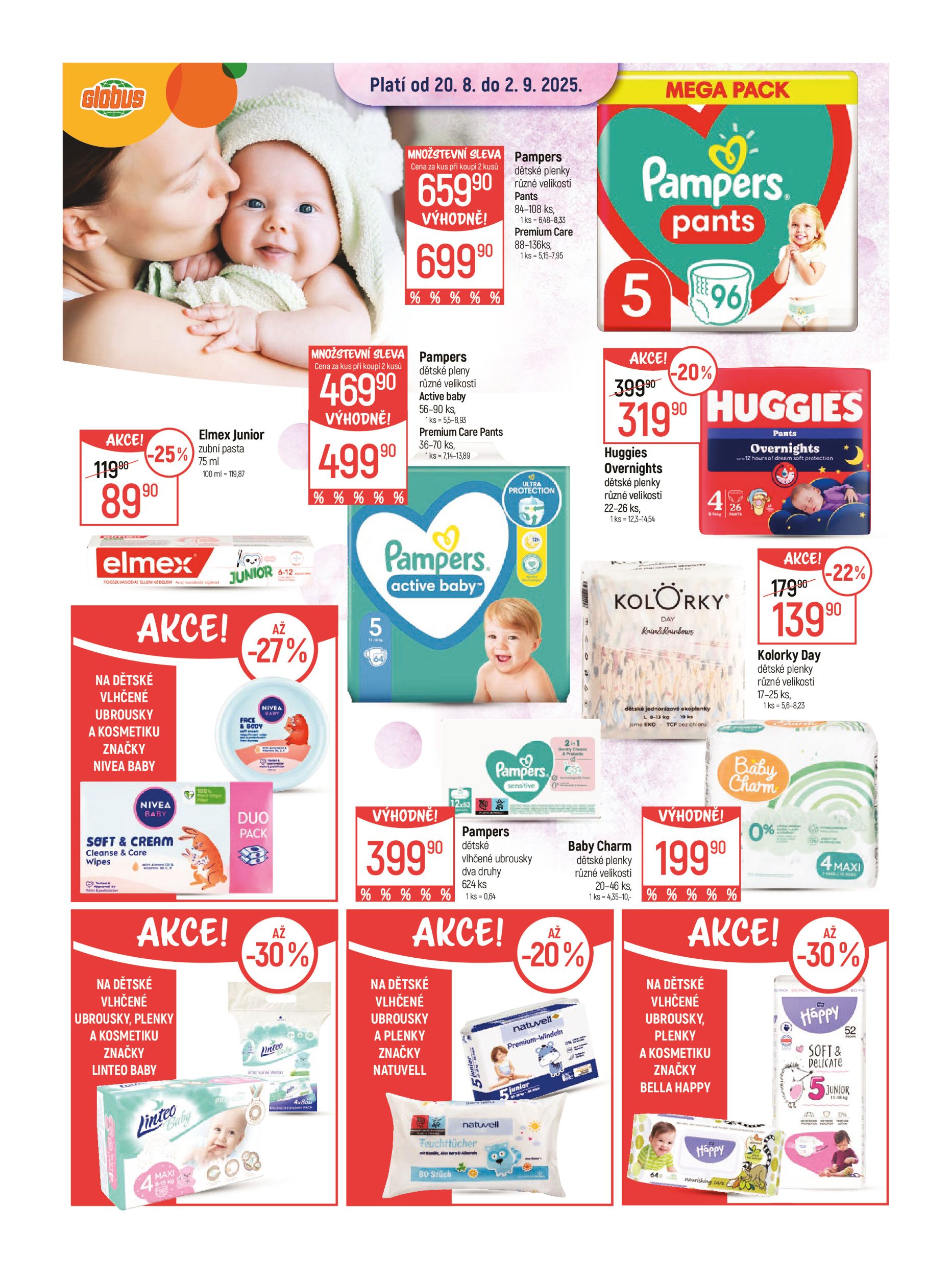 globus - Leták Globus - Pro naše nejmenší od 20.08. do 02.09. - page: 3