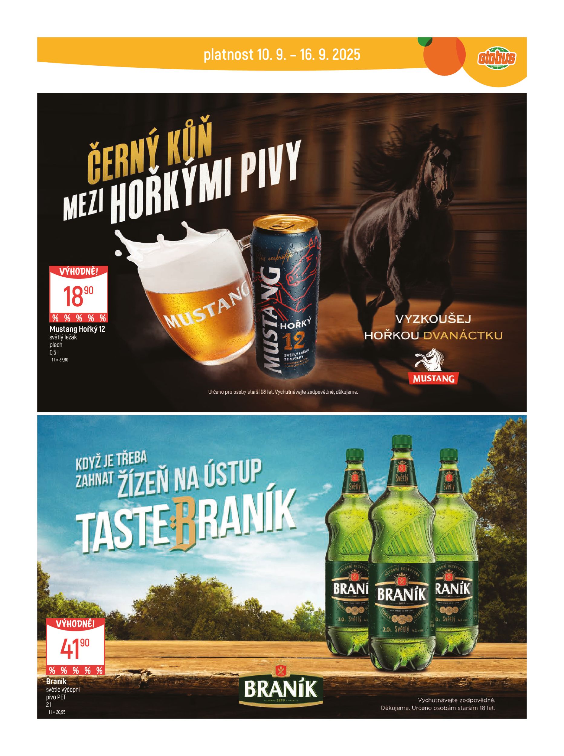 globus - Leták Globus - Trmice od 10.09. do 16.09. - page: 22