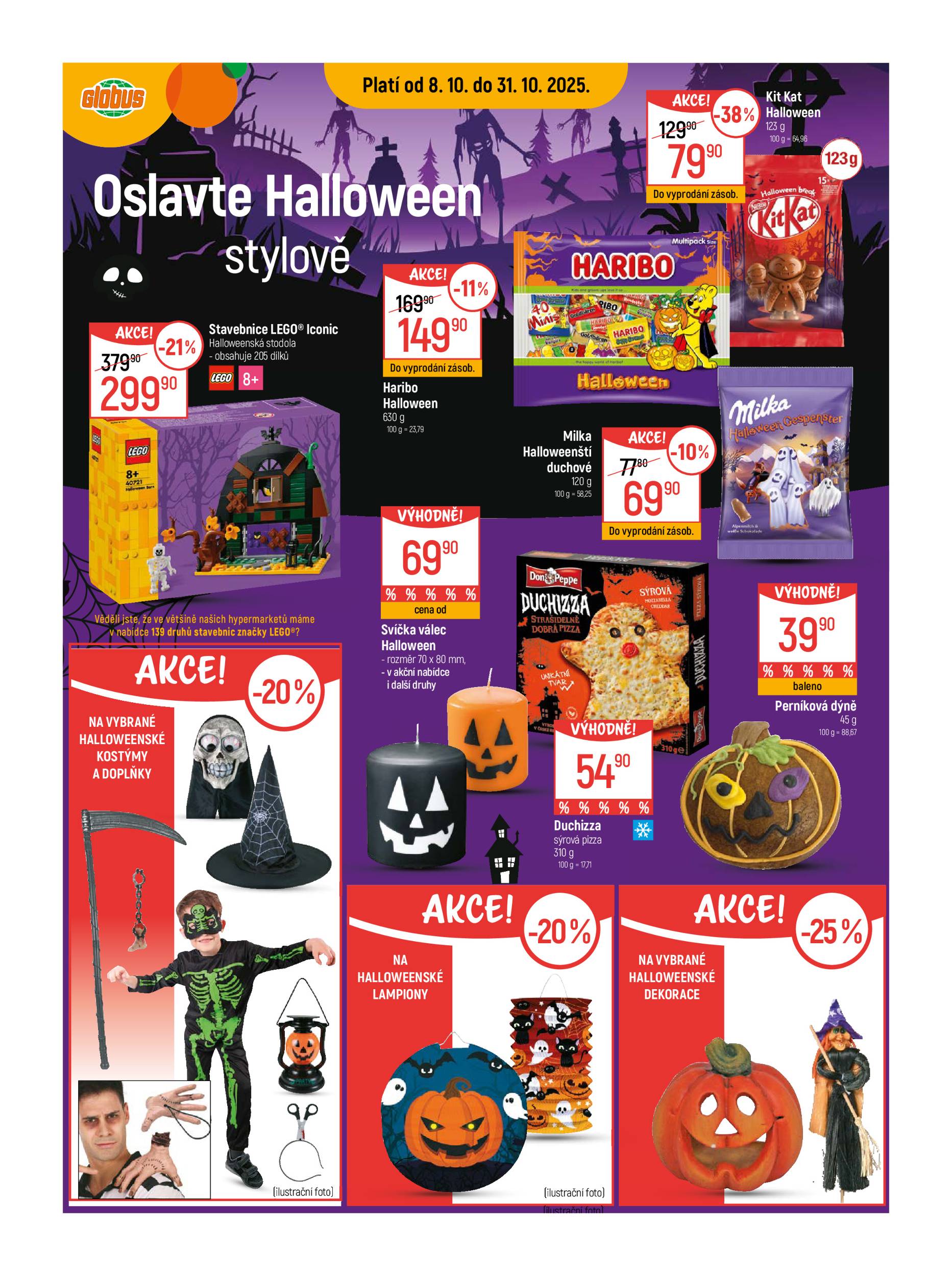 globus - Aktuální leták Globus - Halloween od 08.10. do 31.10.