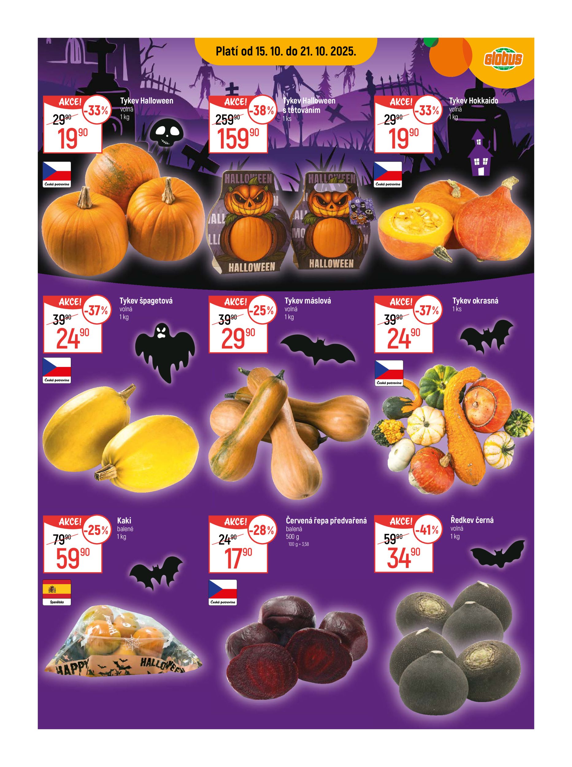 globus - Aktuální leták Globus - Váš svět nízkých cen od 15.10. do 21.10.