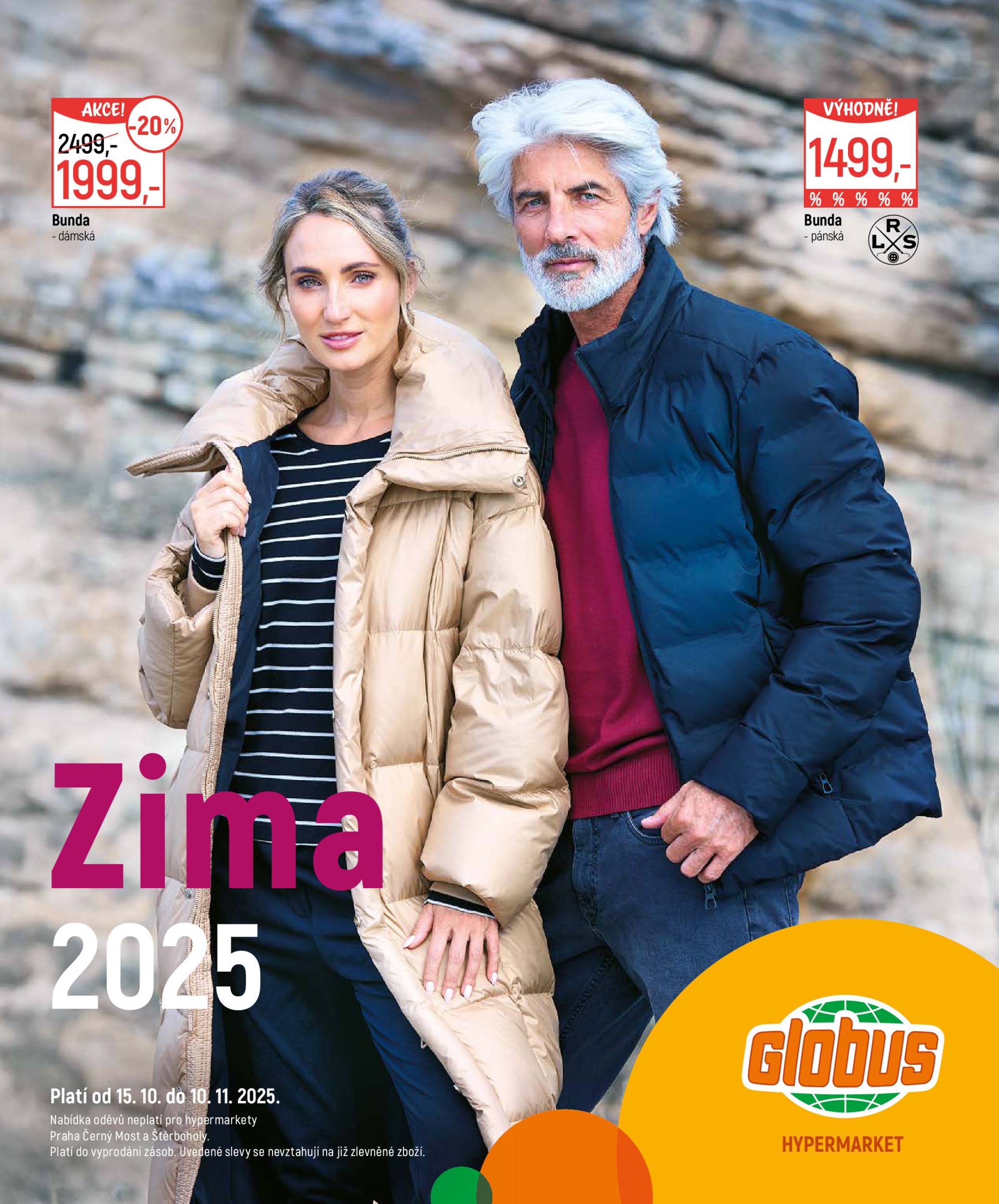 globus - Aktuální leták Globus - Zimní oblečení od 15.10. do 10.11.