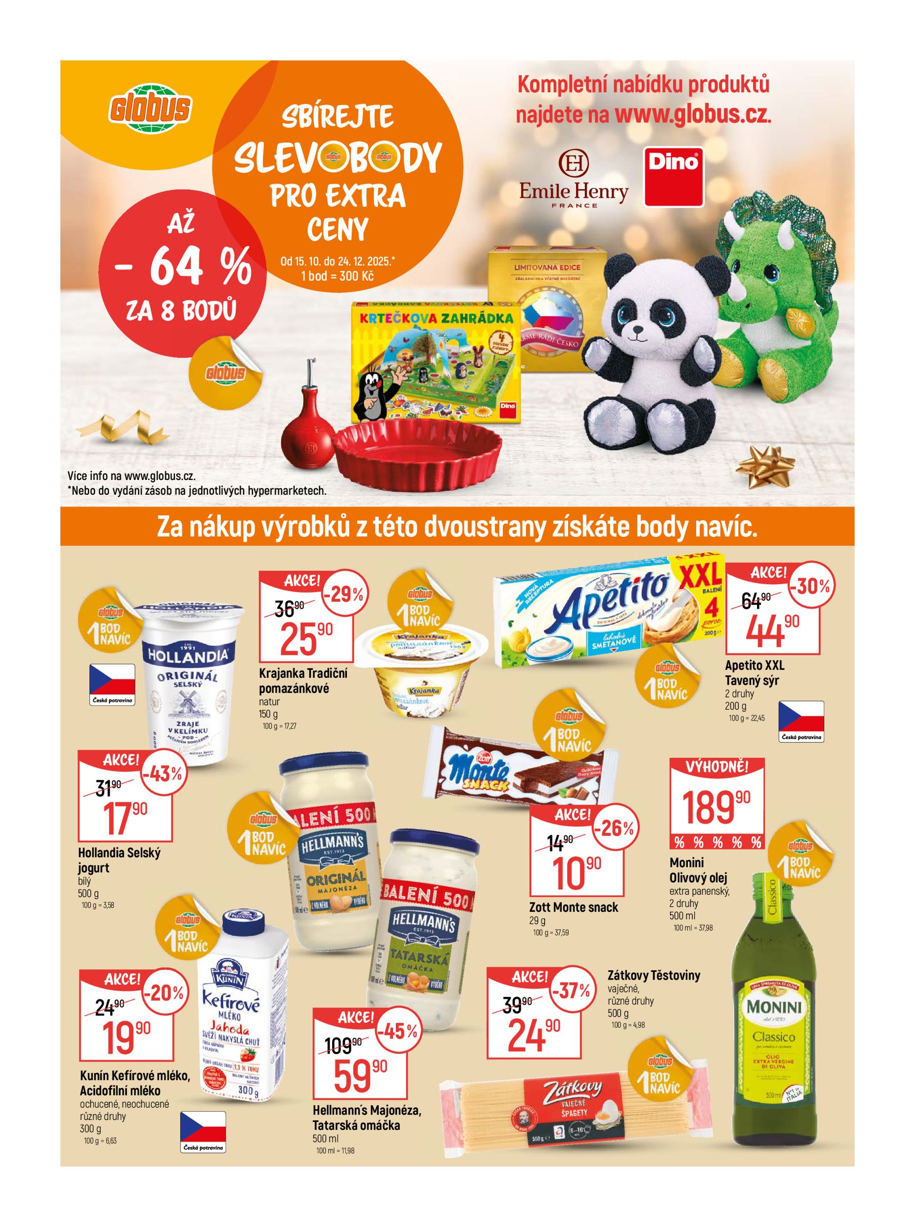 globus - Aktuální leták Globus - Slevobody od 15.10. do 24.10.