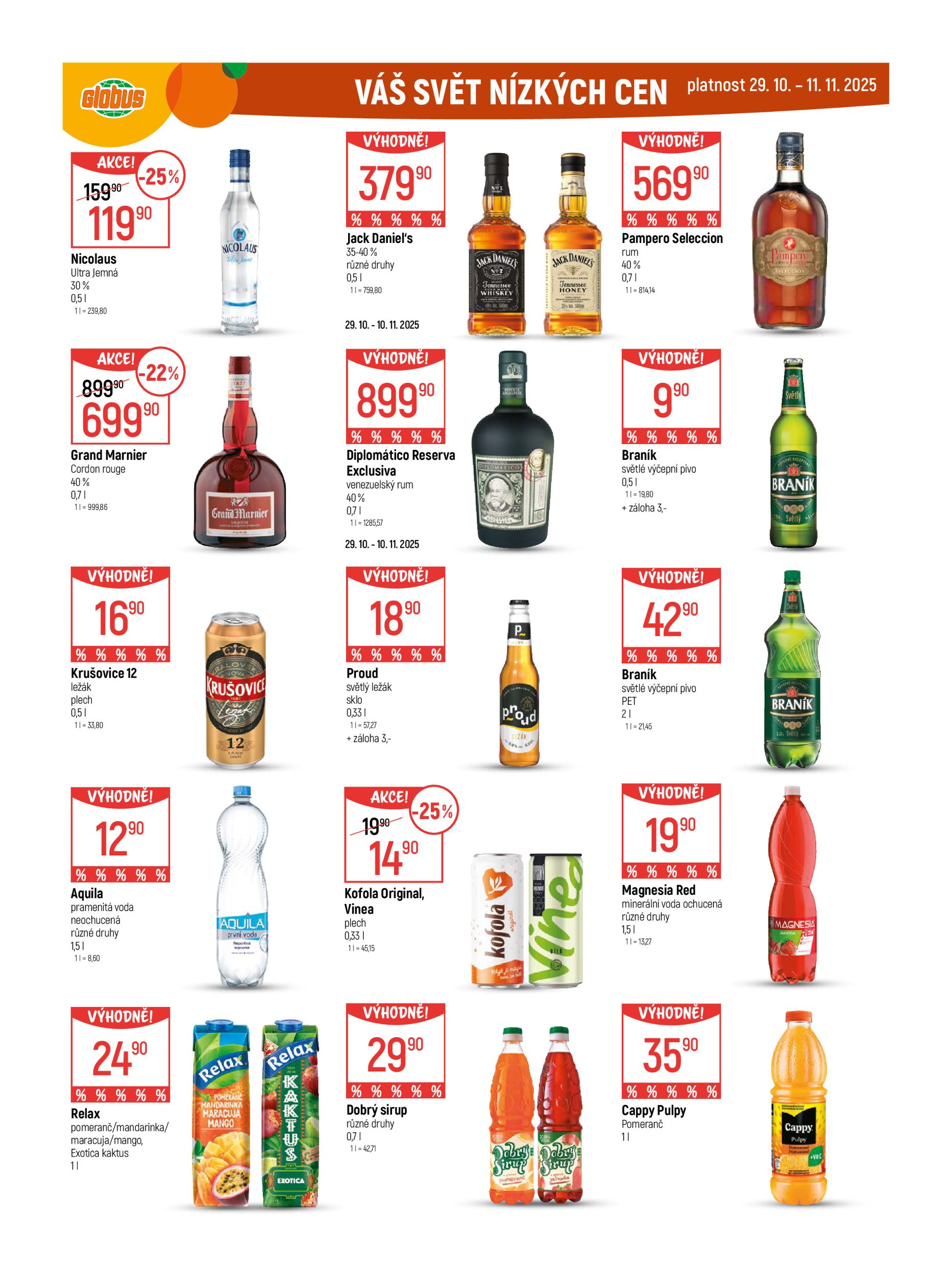 globus - Aktuální leták Globus - Váš svět nízkých cen od 29.10. do 04.11. - page: 3
