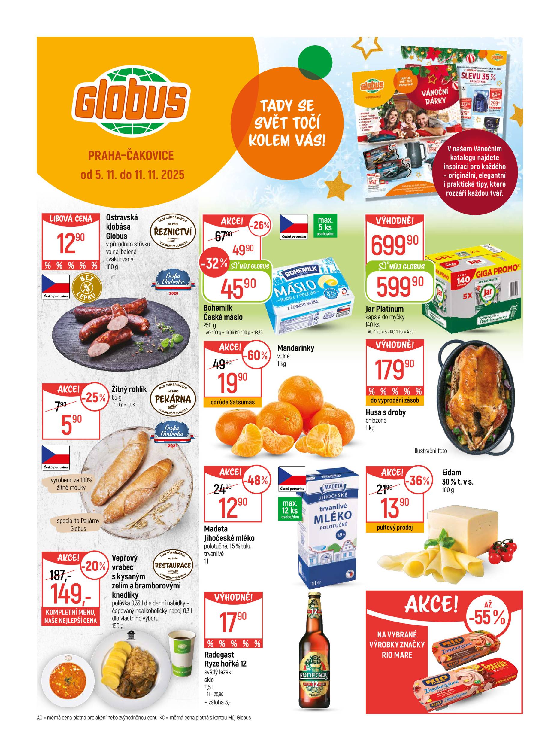 globus - Aktuální leták Globus - Praha - Čakovice od 05.11. do 11.11.