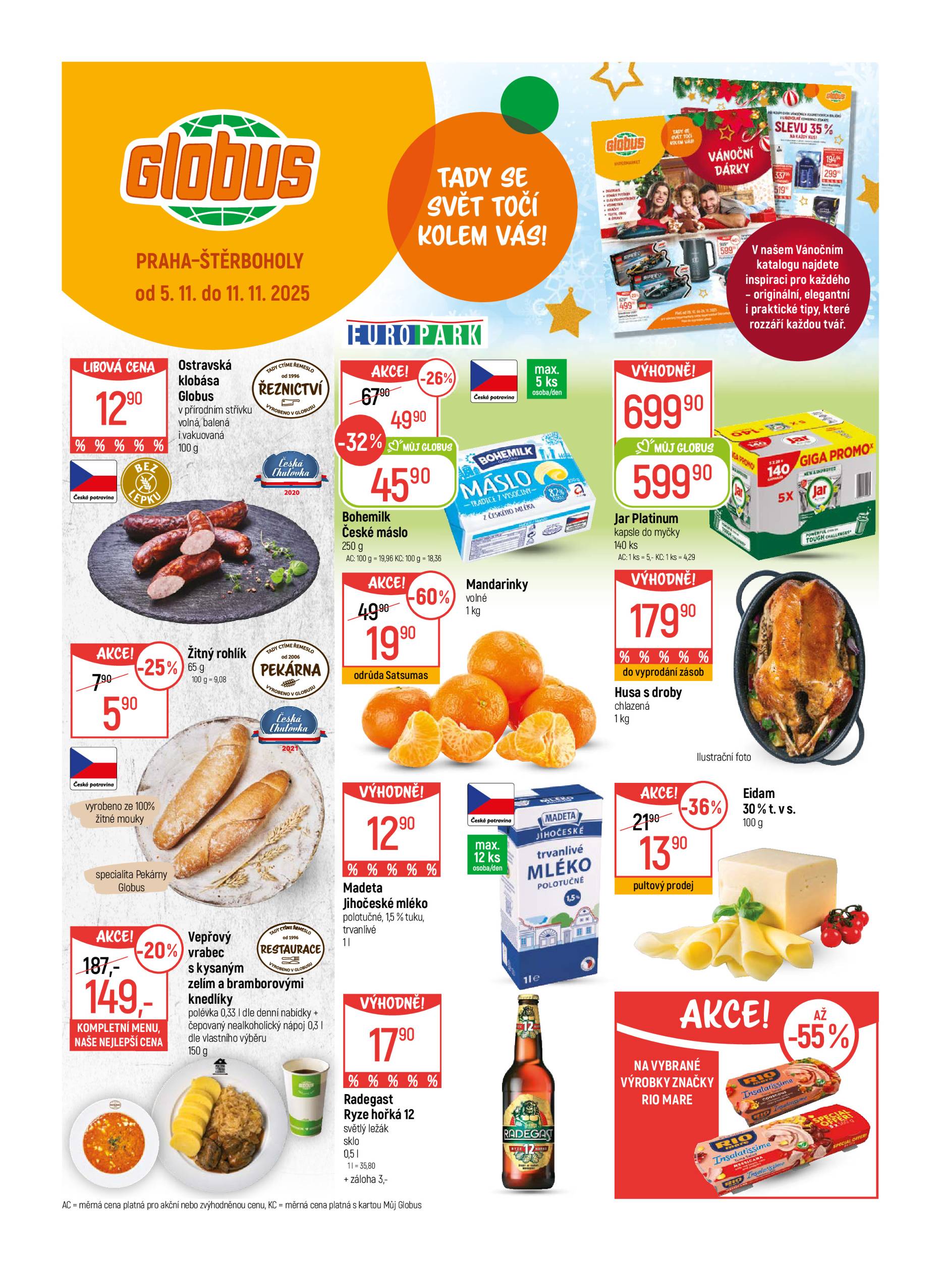 globus - Aktuální leták Globus - Praha - Štěrboholy od 05.11. do 11.11.