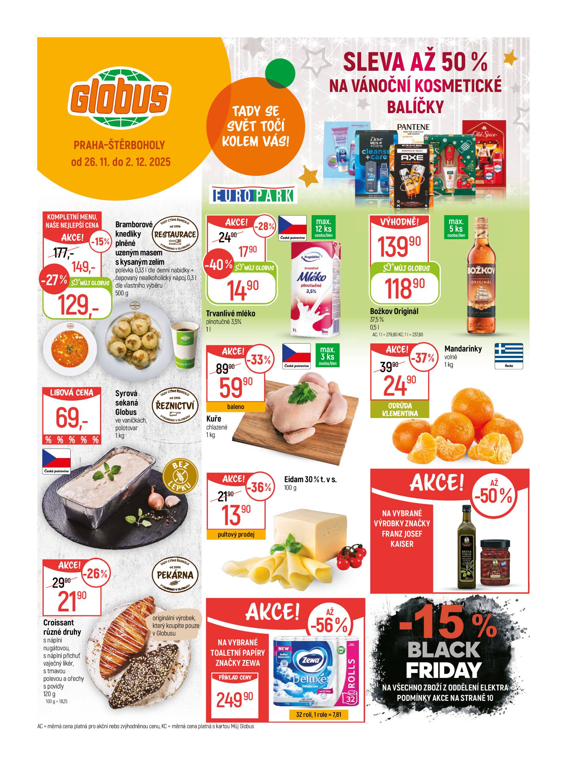 globus - Aktuální leták Globus - Praha - Štěrboholy od 26.11. do 02.12.