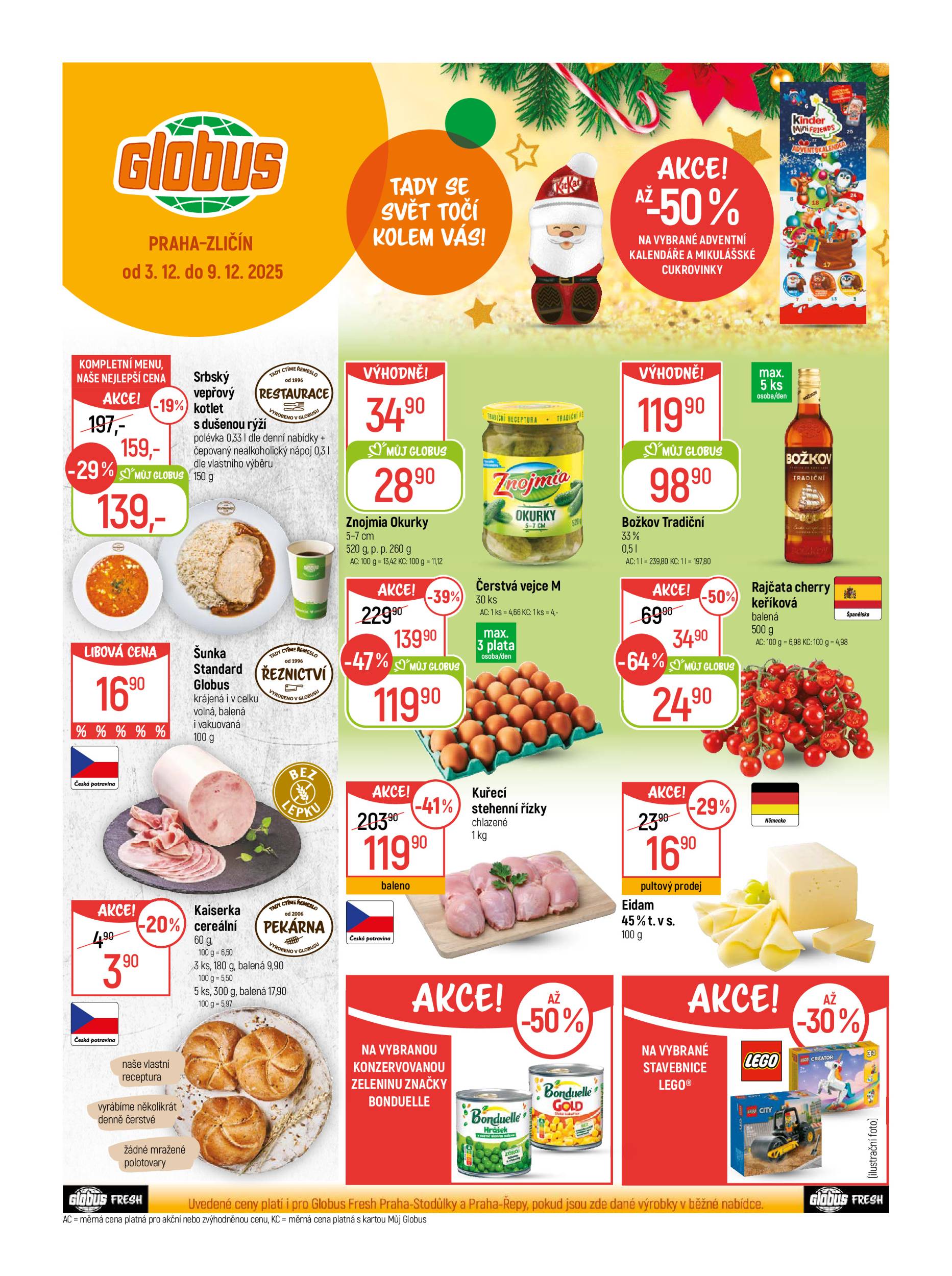 globus - Aktuální leták Globus - Praha - Zličín od 03.12. do 09.12.