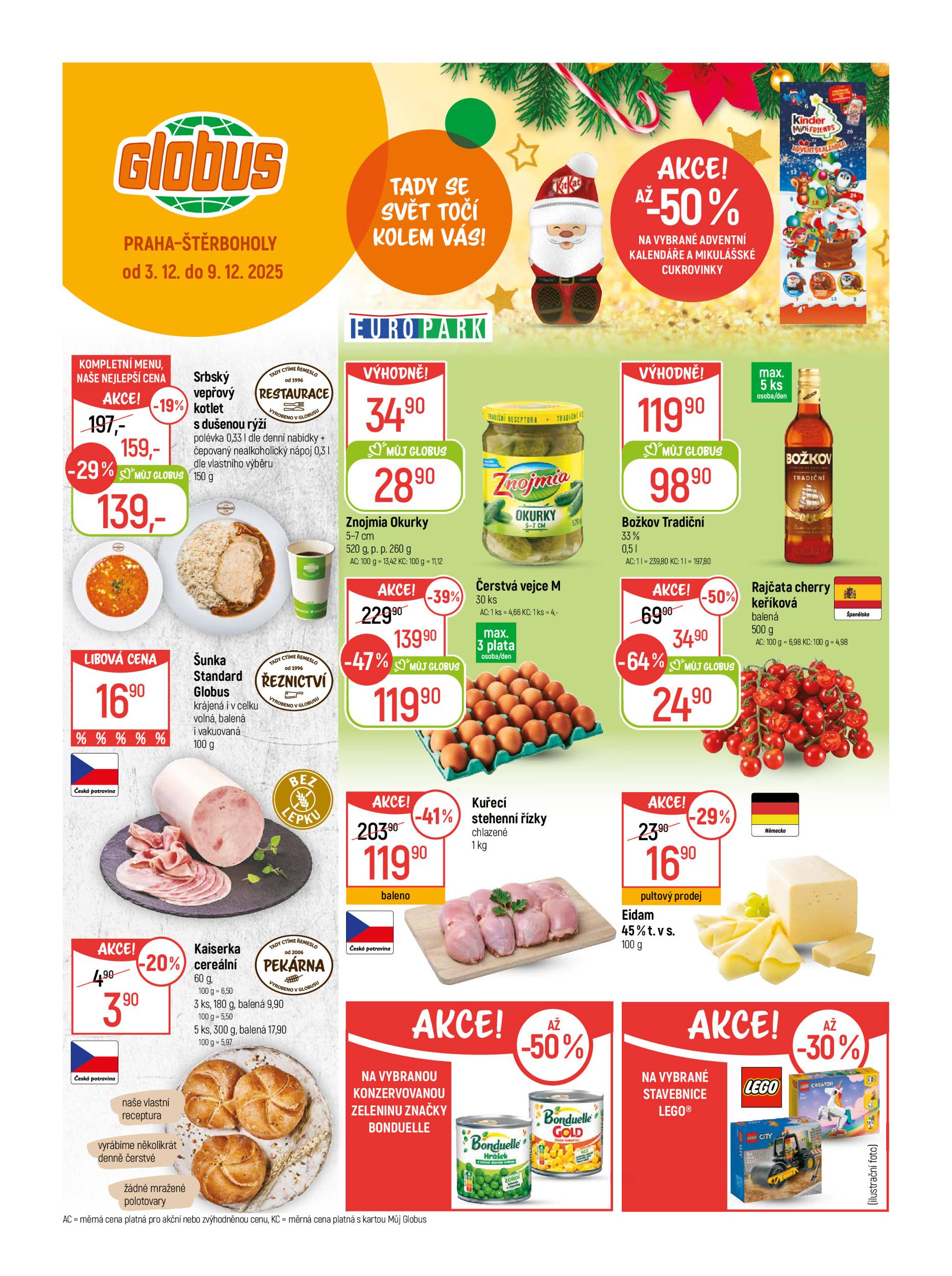 globus - Aktuální leták Globus - Praha - Štěrboholy od 03.12. do 09.12.