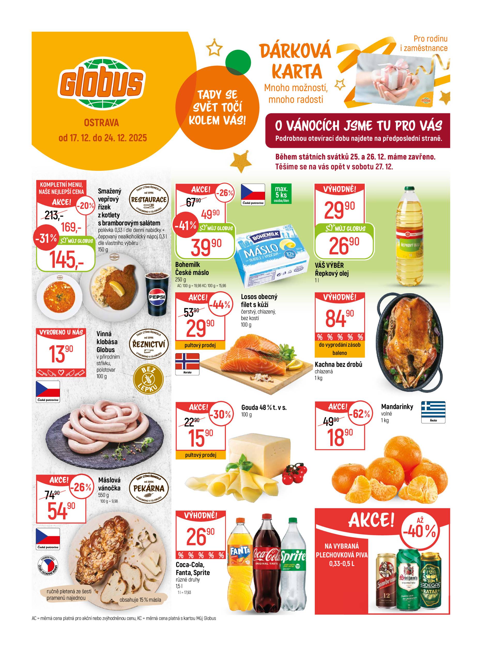 globus - Aktuální leták Globus - Ostrava – Plesná od 17.12. do 24.12.