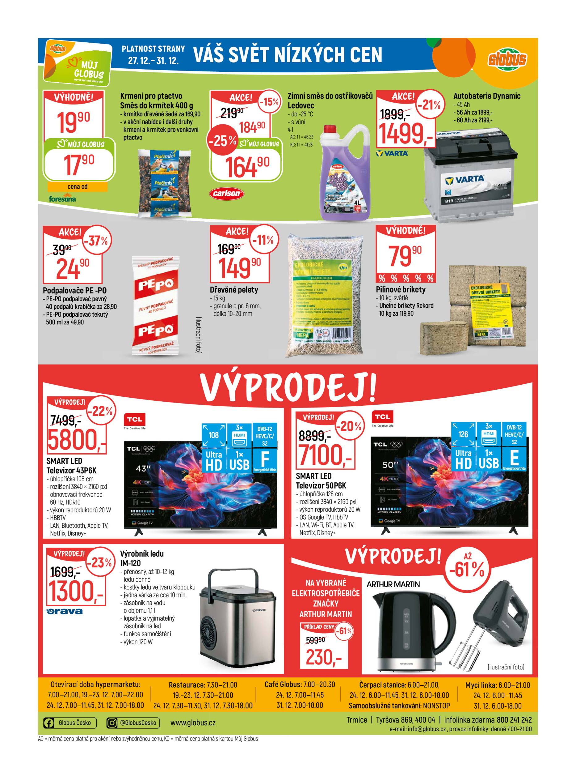 globus - Aktuální leták Globus - Trmice u Ústí nad Labem od 27.12. do 31.12. - page: 23