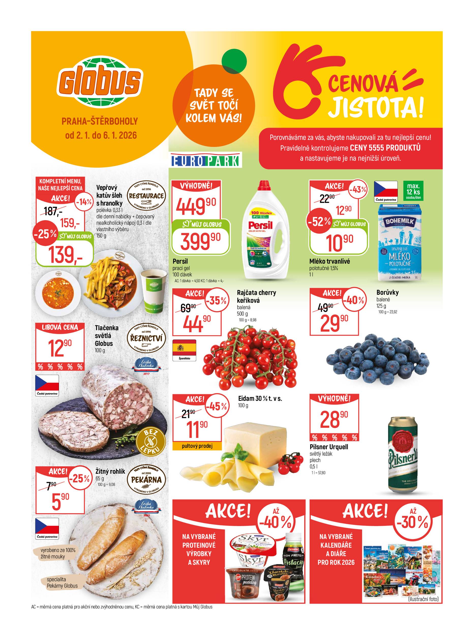 globus - Aktuální leták Globus - Praha - Štěrboholy od 02.01. do 06.01.