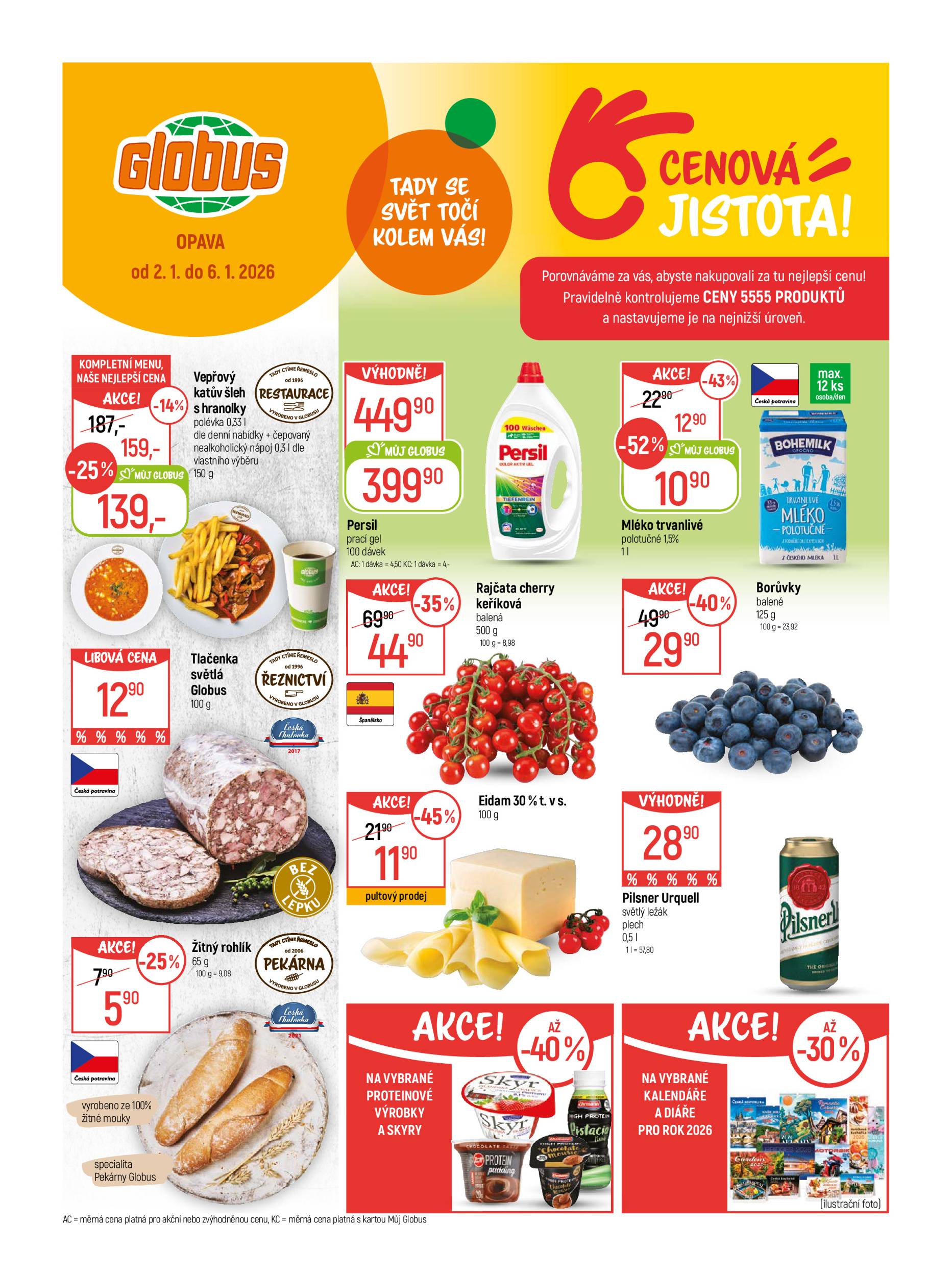 globus - Aktuální leták Globus - Opava od 02.01. do 06.01.