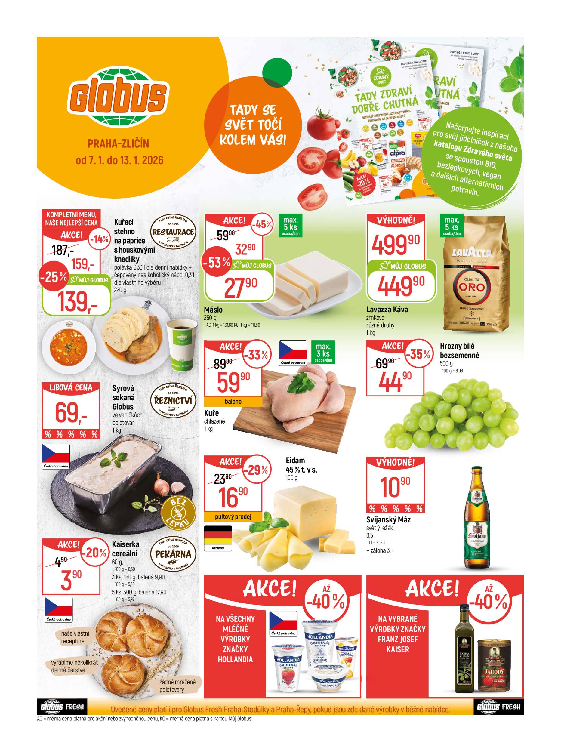globus - Aktuální leták Globus - Praha - Zličín od 07.01. do 13.01.