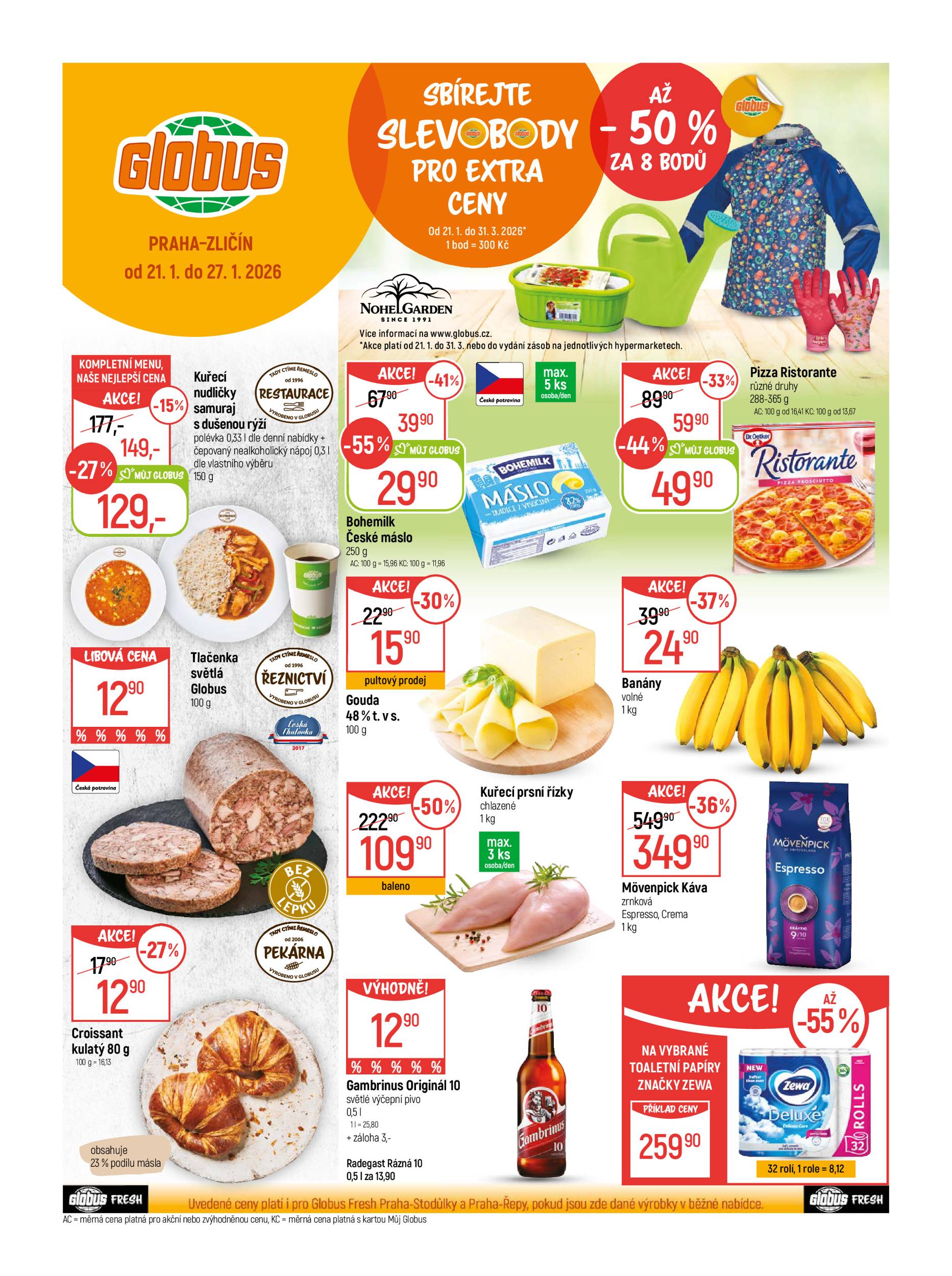 globus - Aktuální leták Globus - Praha - Zličín od 21.01. do 27.01.