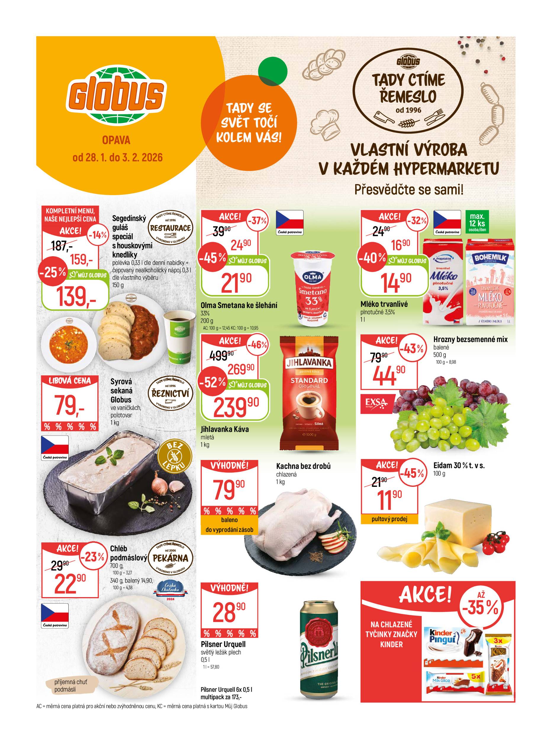 globus - Globus - Opava leták platný od 28.01. do 03.02.