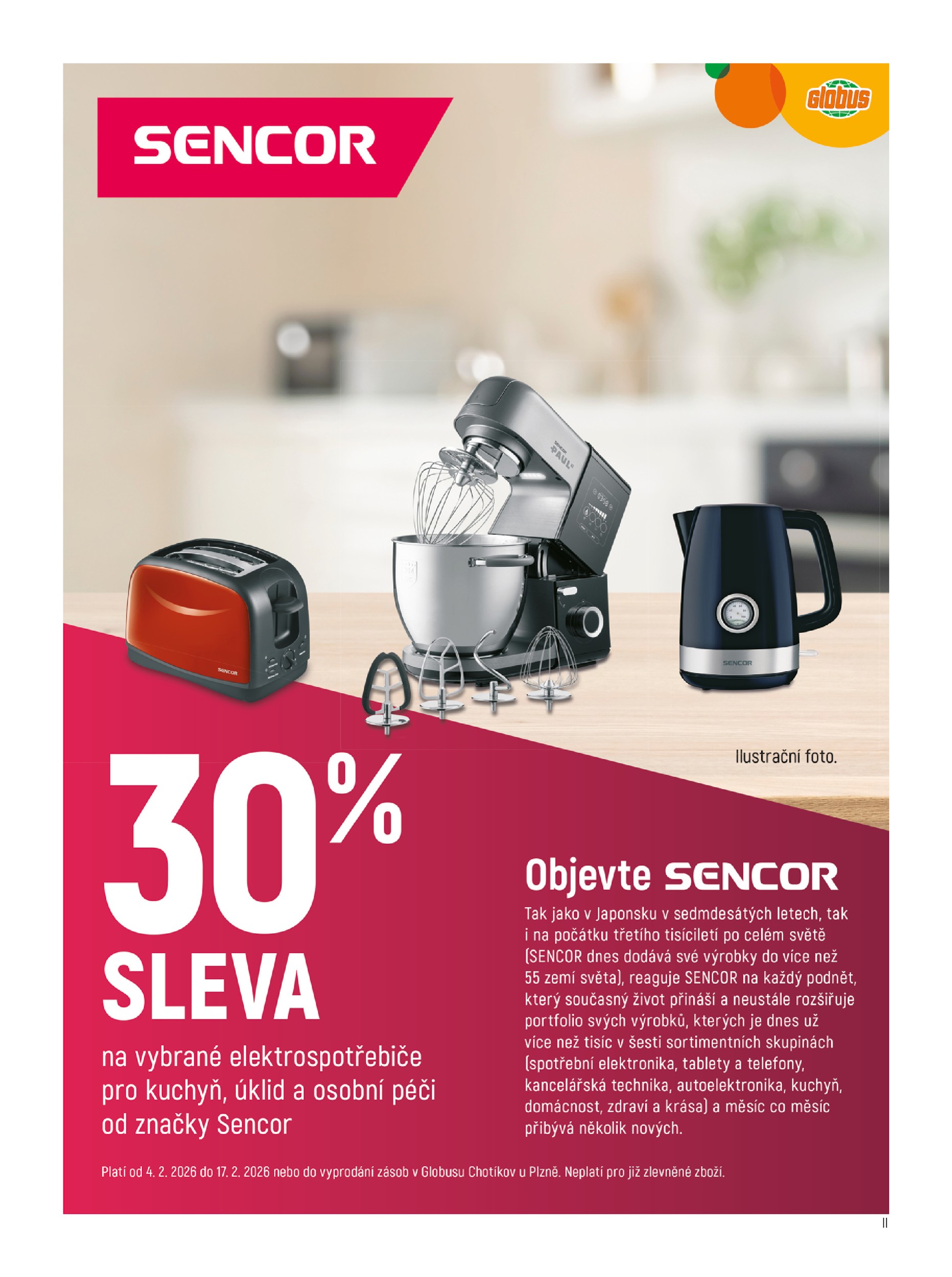 globus - Globus - Plzeň - Chotíkov leták platný od středy 04.02.2026 do úterý 10.02.2026 - page: 4