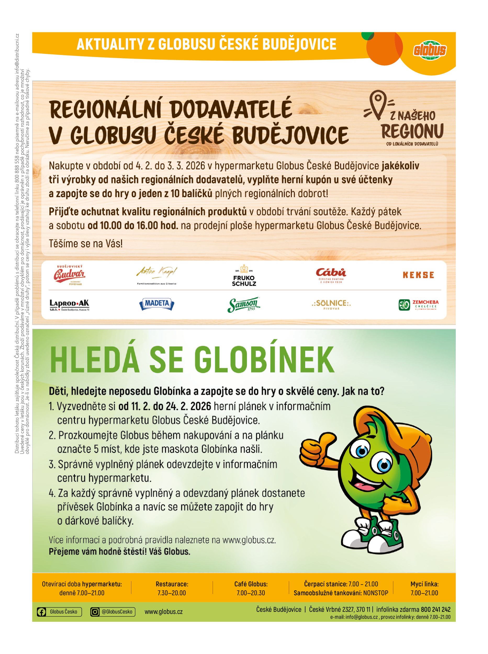 globus - Globus - České Budějovice leták platný od středy 11.02.2026 do úterý 17.02.2026 - page: 28
