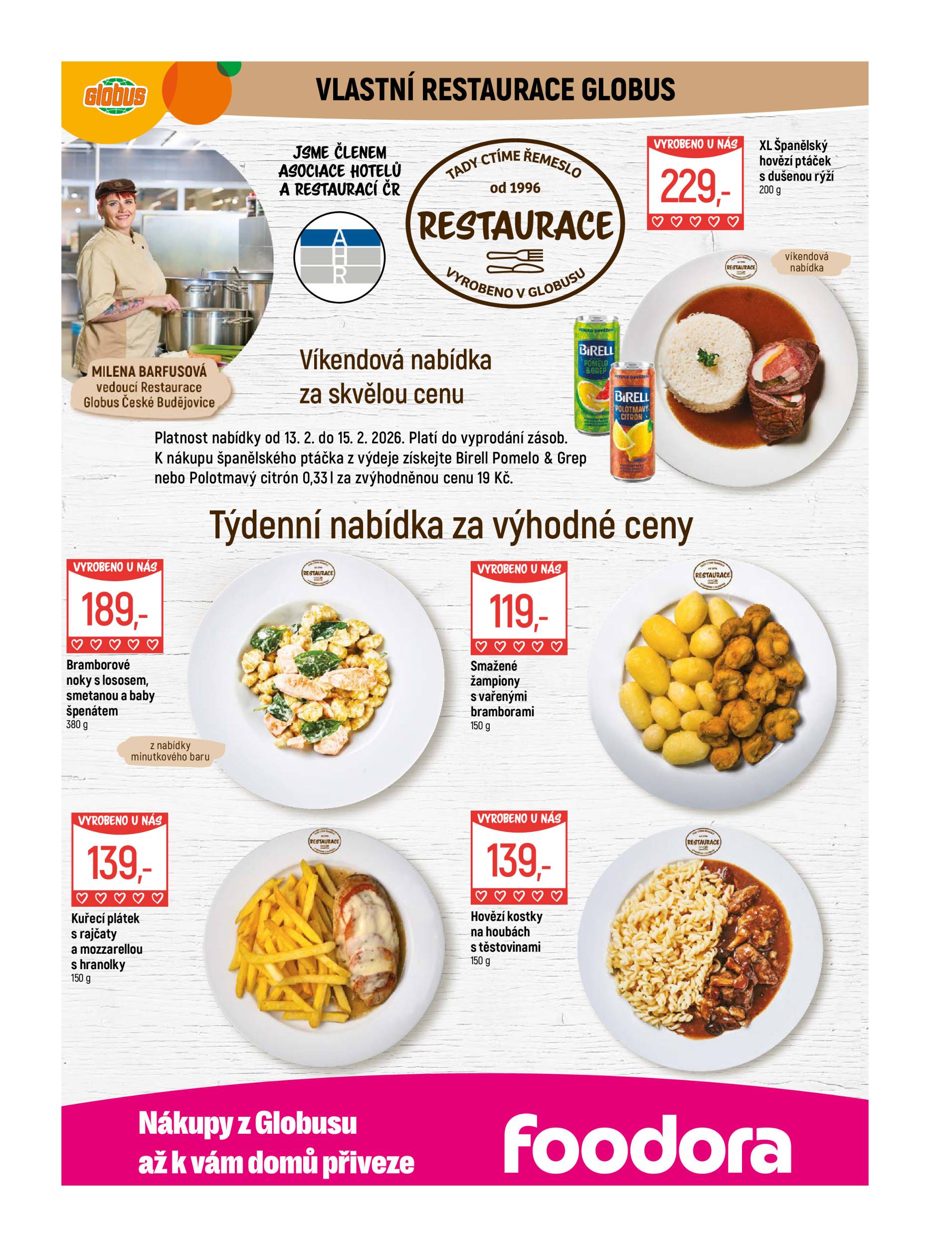 globus - Globus - České Budějovice leták platný od středy 11.02.2026 do úterý 17.02.2026 - page: 9