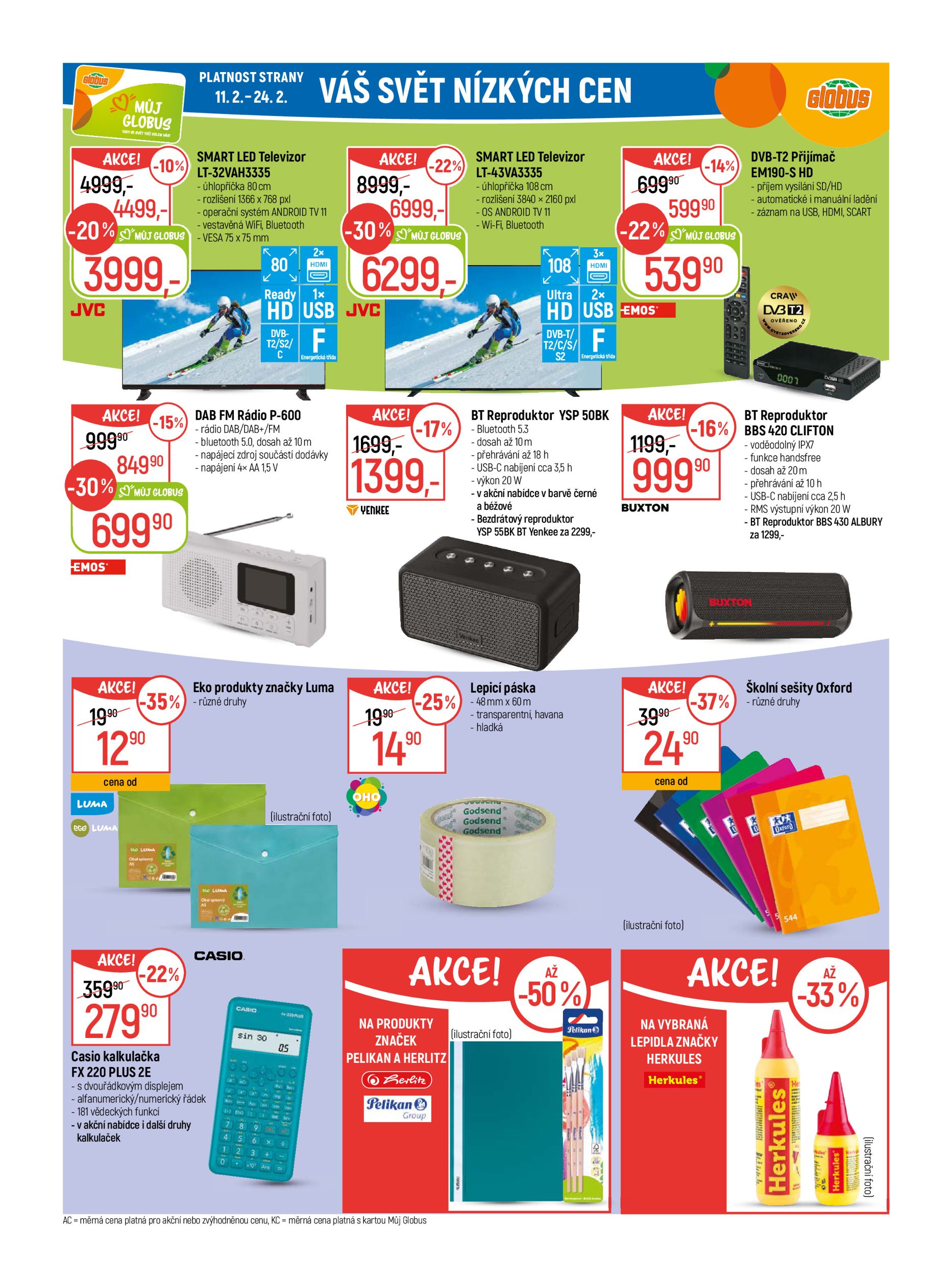 globus - Globus - České Budějovice leták platný od středy 11.02.2026 do úterý 17.02.2026 - page: 26