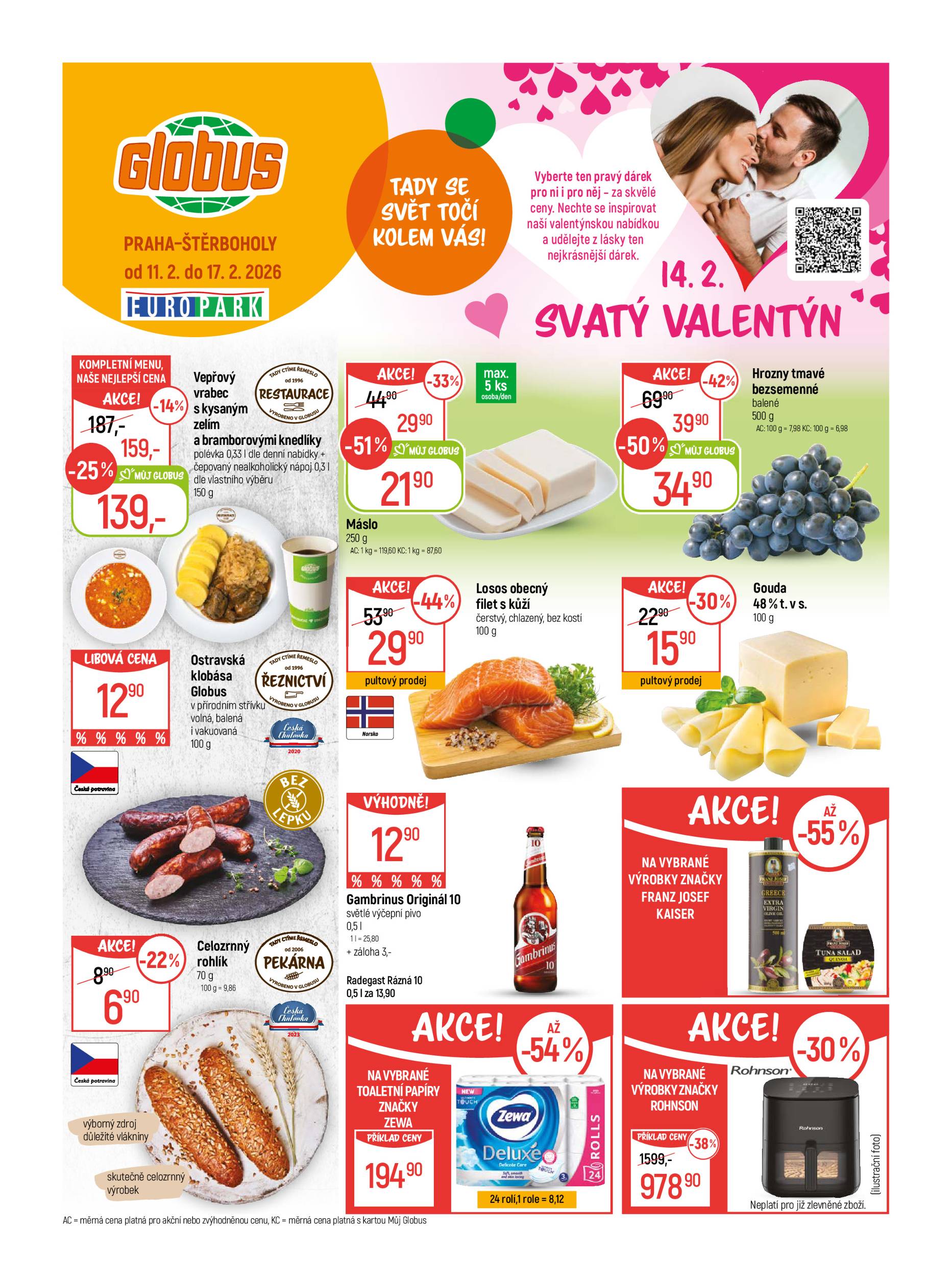 globus - Globus - Praha - Štěrboholy leták platný od středy 11.02.2026 do úterý 17.02.2026
