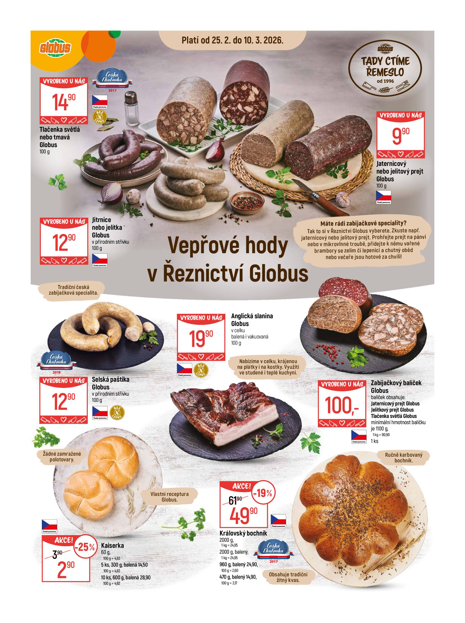 globus - Globus - Praha - Štěrboholy leták platný od středy 25.02.2026 do úterý 03.03.2026 - page: 10