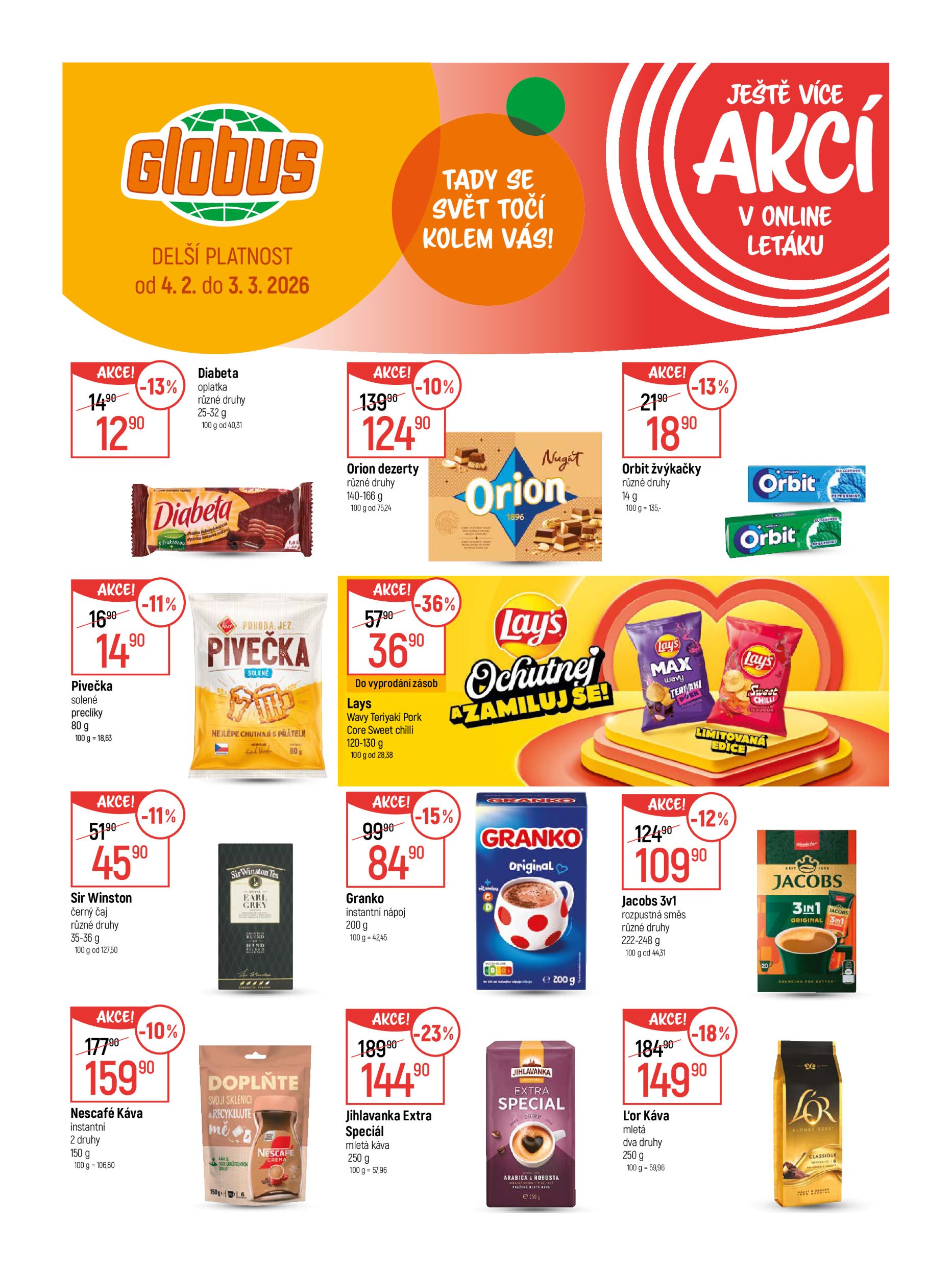 globus - Globus - Karlovy Vary - Jenišov leták platný od středy 25.02.2026 do úterý 03.03.2026 - page: 34
