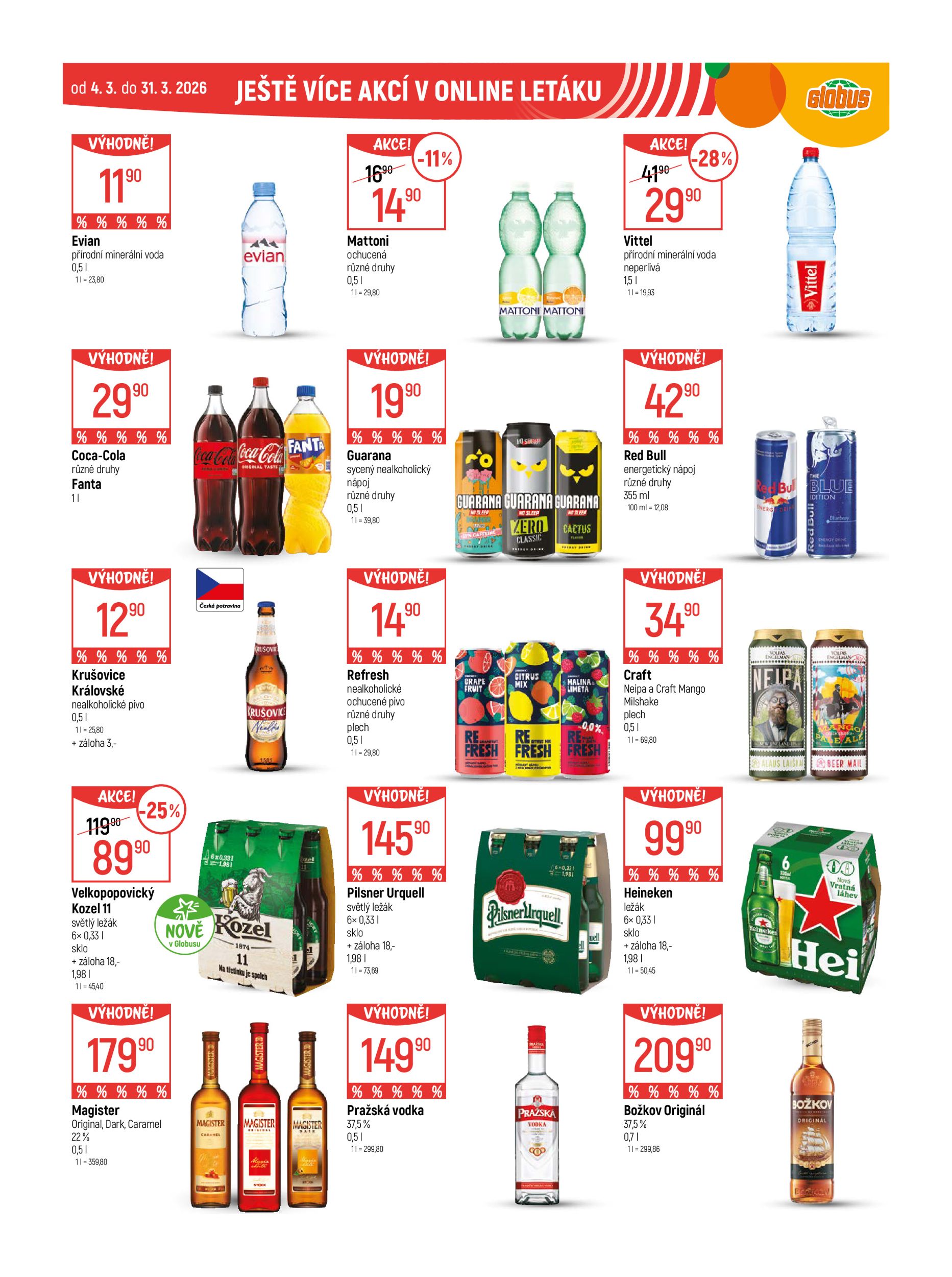globus - Globus - Karlovy Vary - Jenišov leták platný od středy 04.03.2026 do úterý 10.03.2026 - page: 34