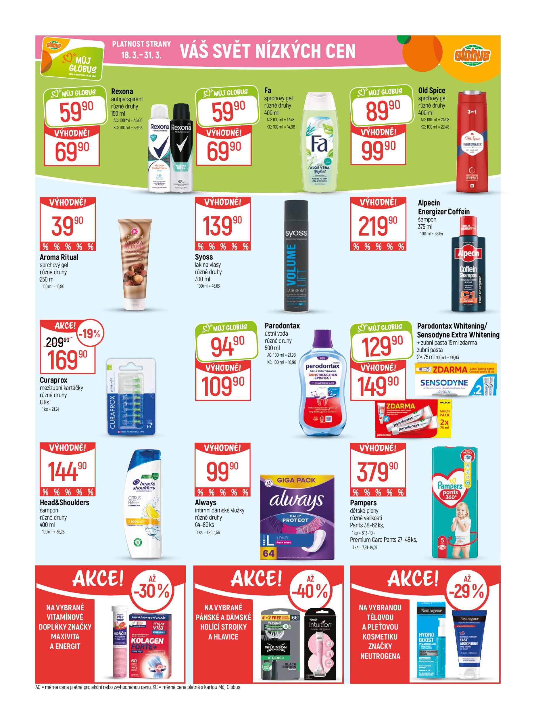 globus - Globus - Pardubice leták platný od středy 18.03.2026 do úterý 24.03.2026 - page: 33