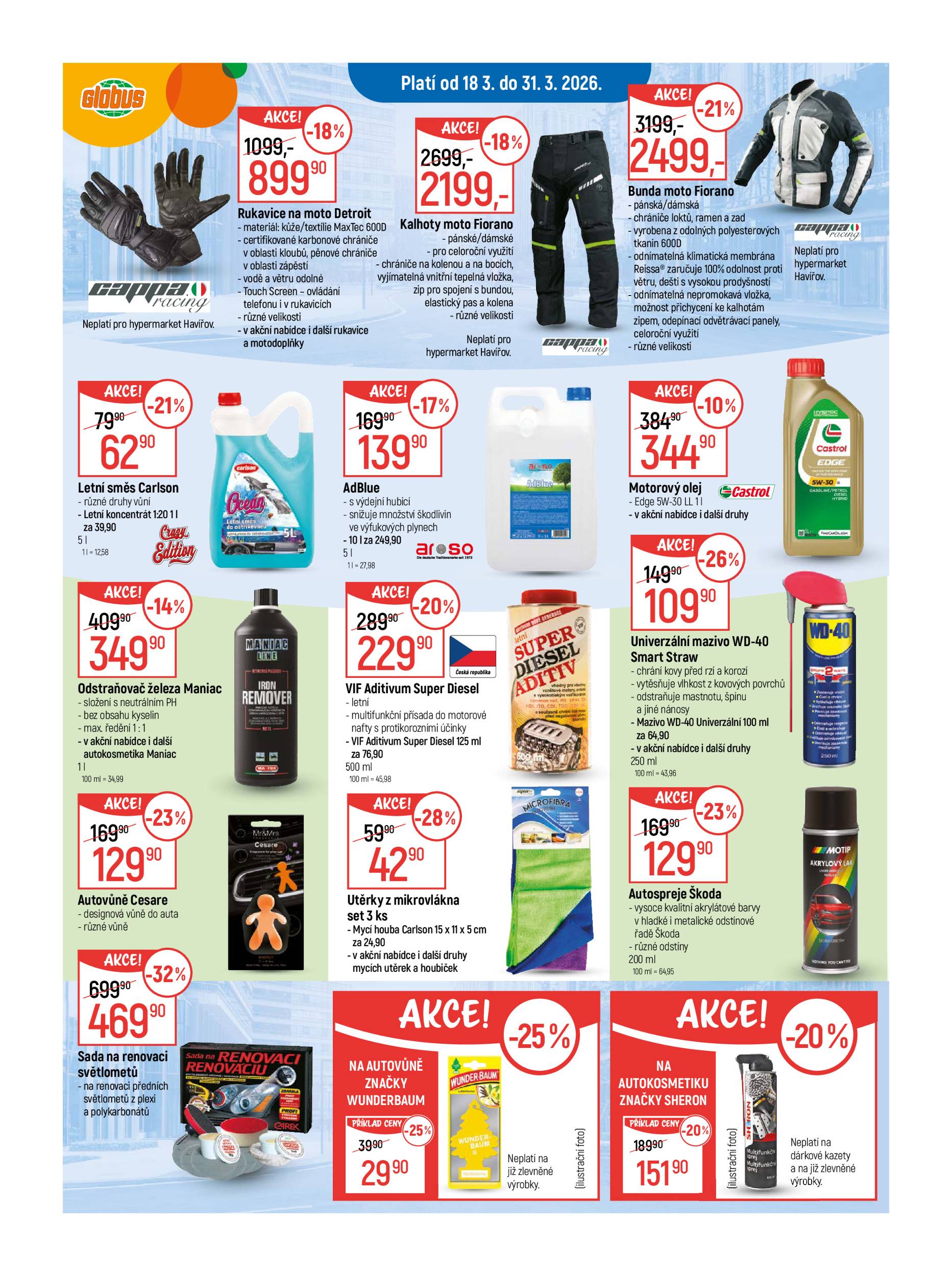globus - Globus - Olomouc leták platný od středy 18.03.2026 do úterý 24.03.2026 - page: 16