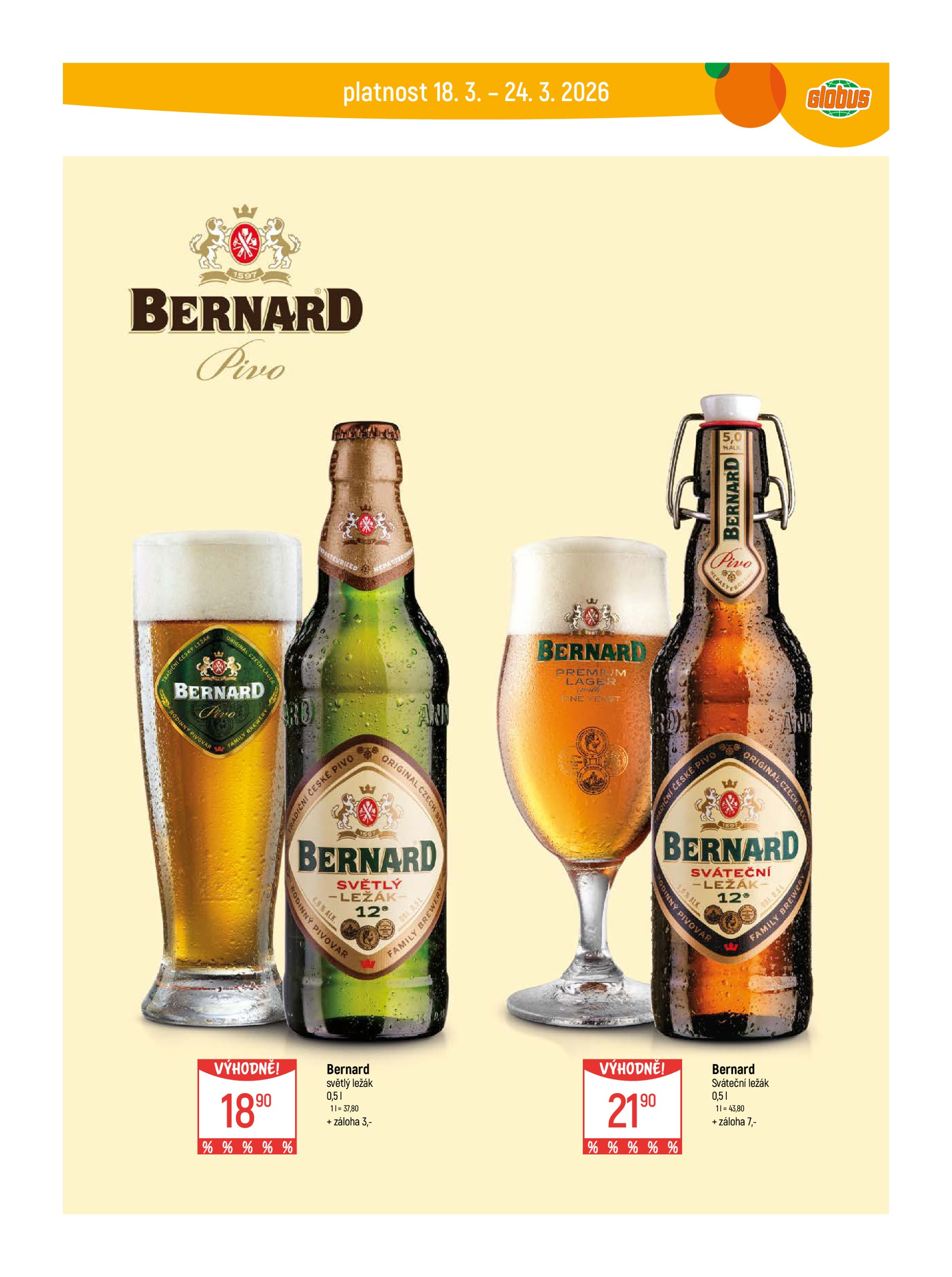 globus - Globus - Chomutov leták platný od středy 18.03.2026 do úterý 24.03.2026 - page: 31